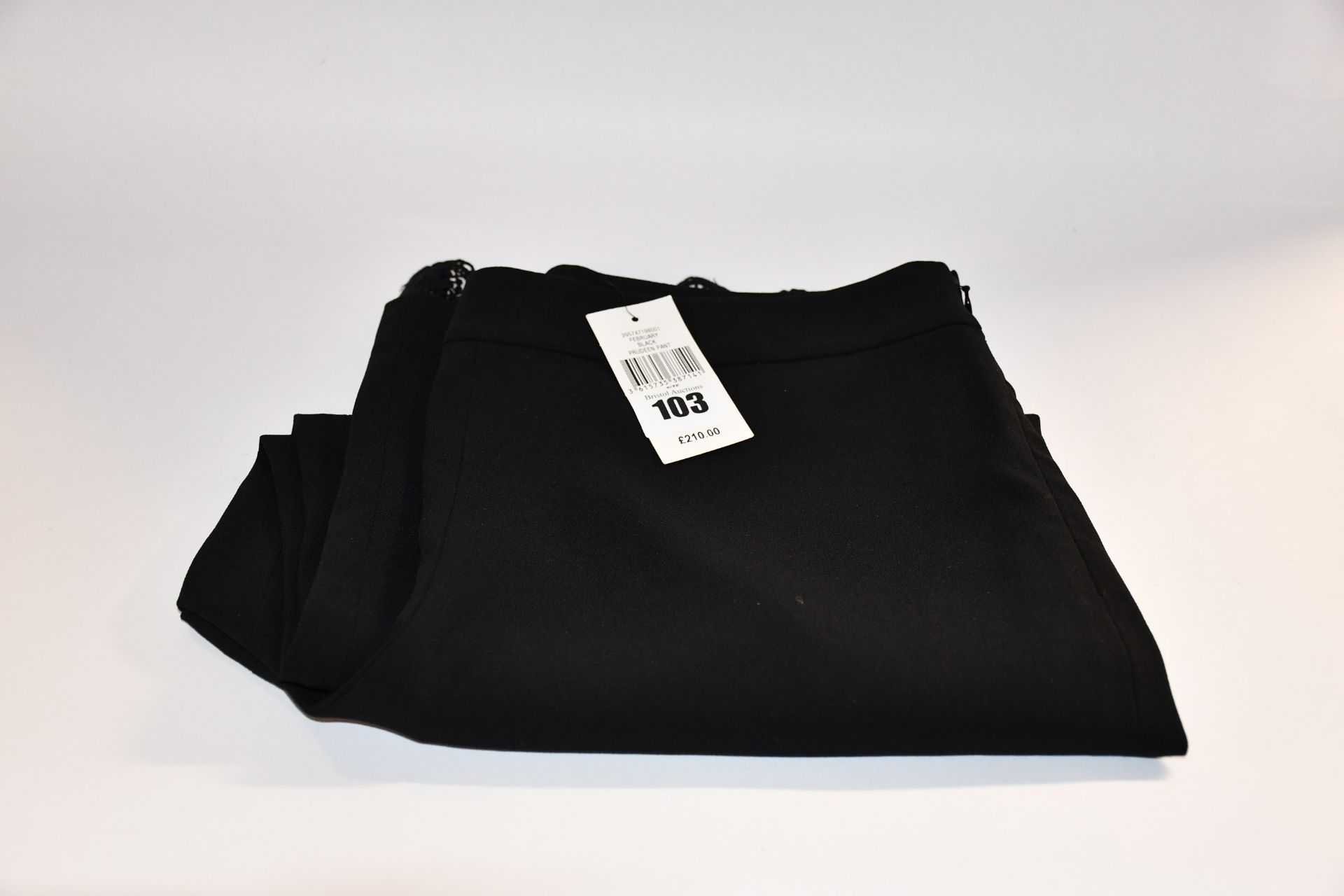 Two pairs of Club Monaco February black Prudeen pants (Sizes 4 and 8 - RRP £84 each).