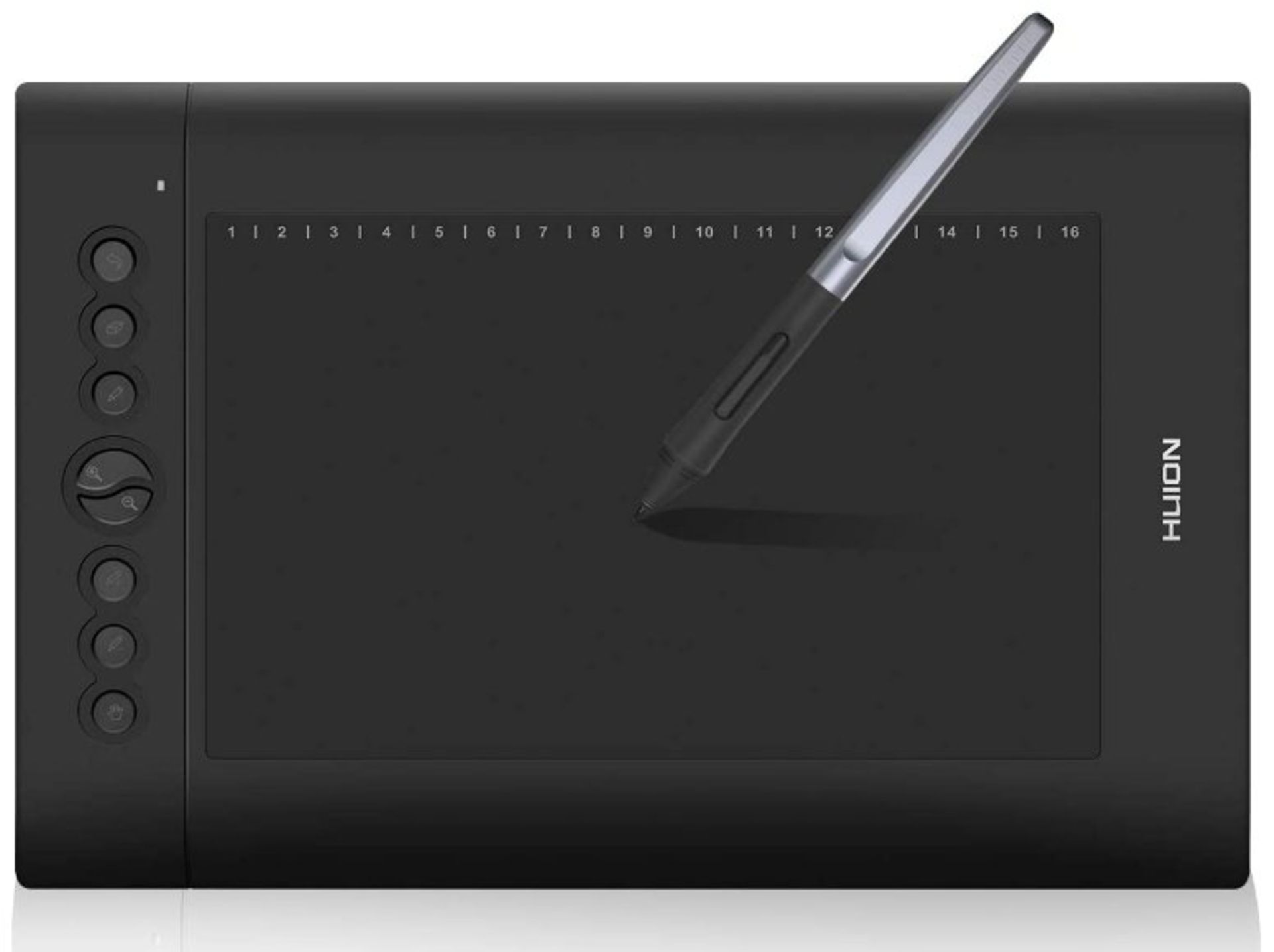 A boxed as new Huion Graphics Drawing Pen Tablet H610 Pro. 8192 Levels of Pressure Sensitivity. 10 x