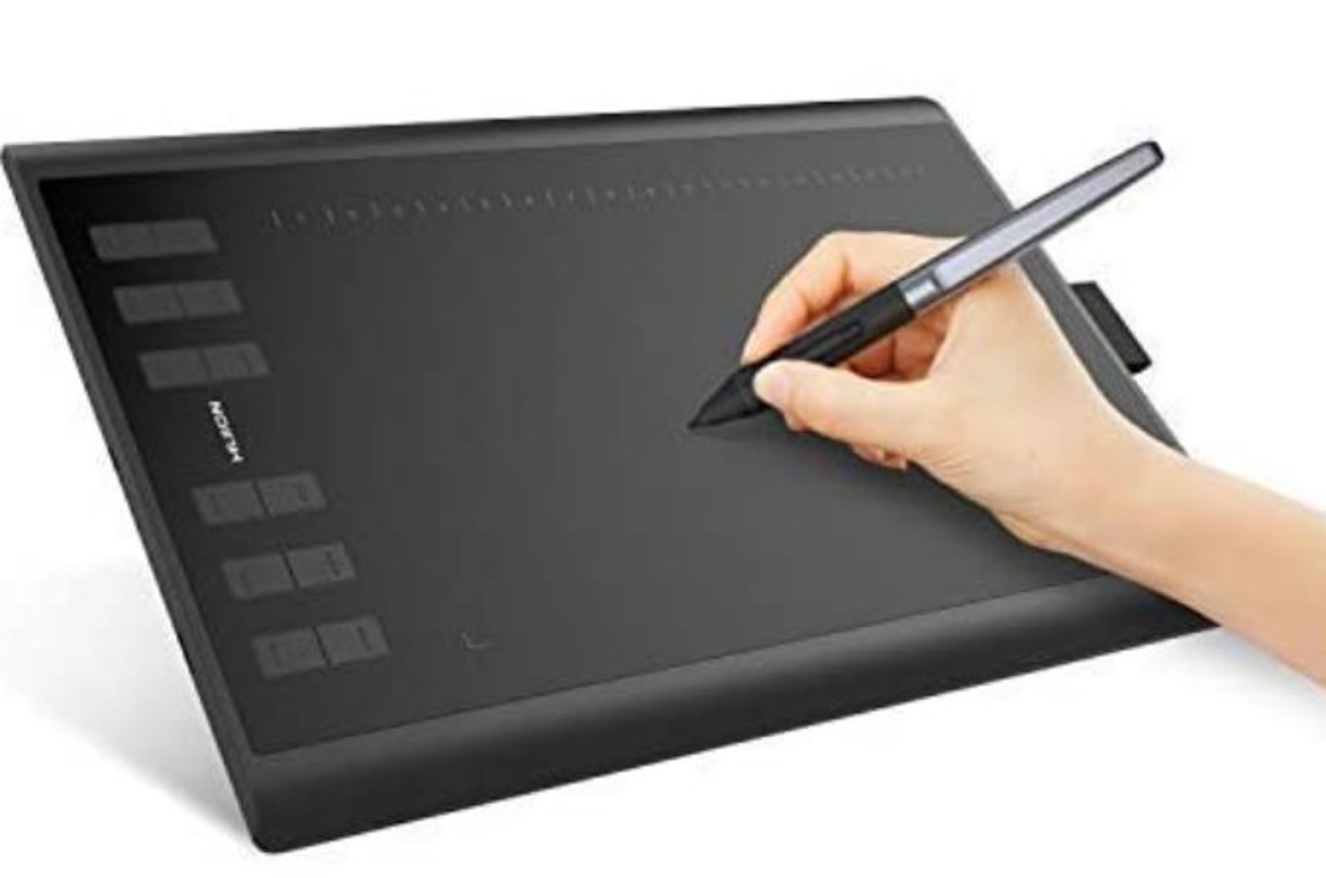 A boxed as new Huion Inspiroy H1060P Tilt Function Battery Free Stylus Pen Graphics Tablet Digital