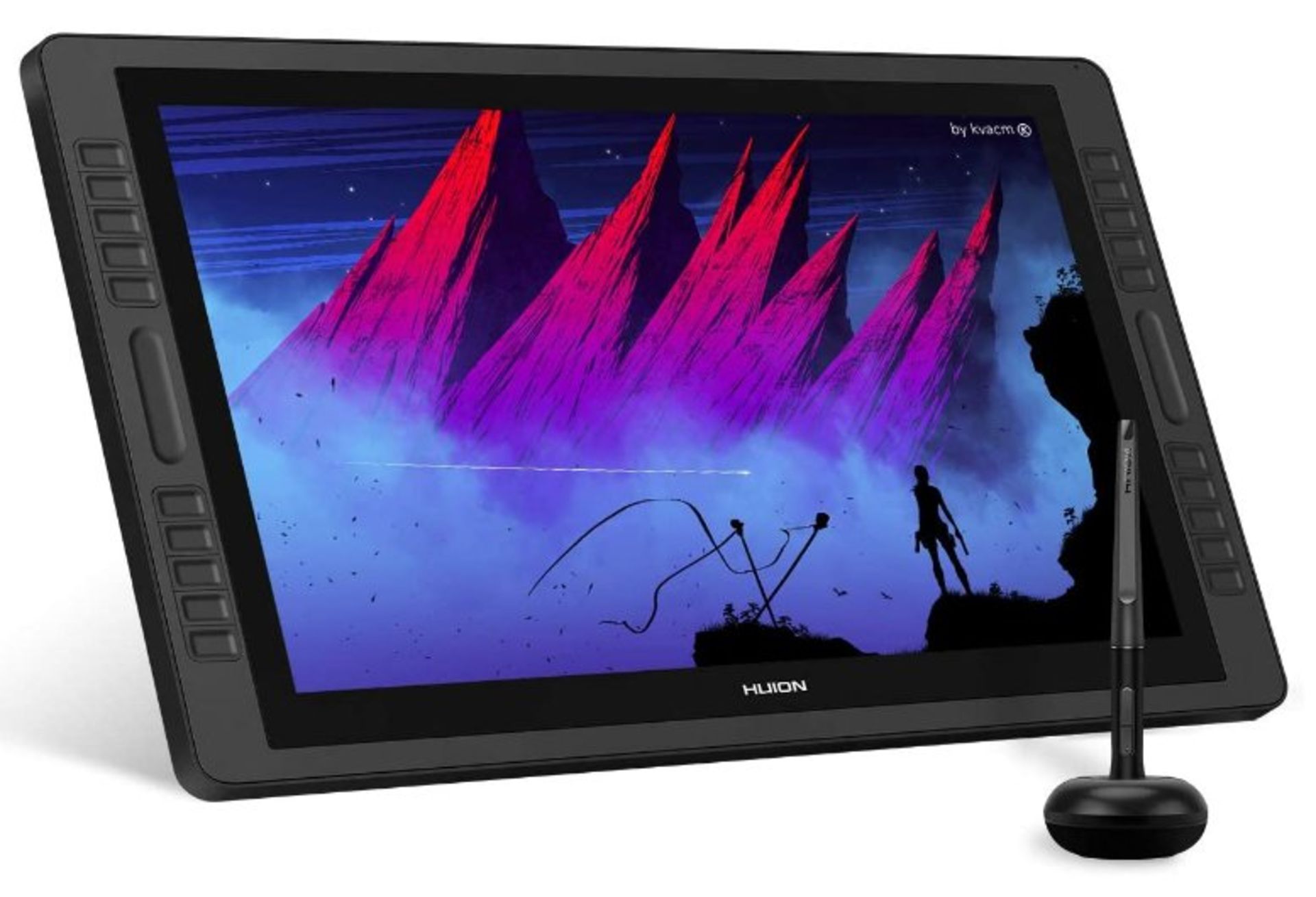 A boxed as new Huion Kamvas Pro 22 Graphics Drawing Tablet Monitor Battery-Free Stylus Pen Display