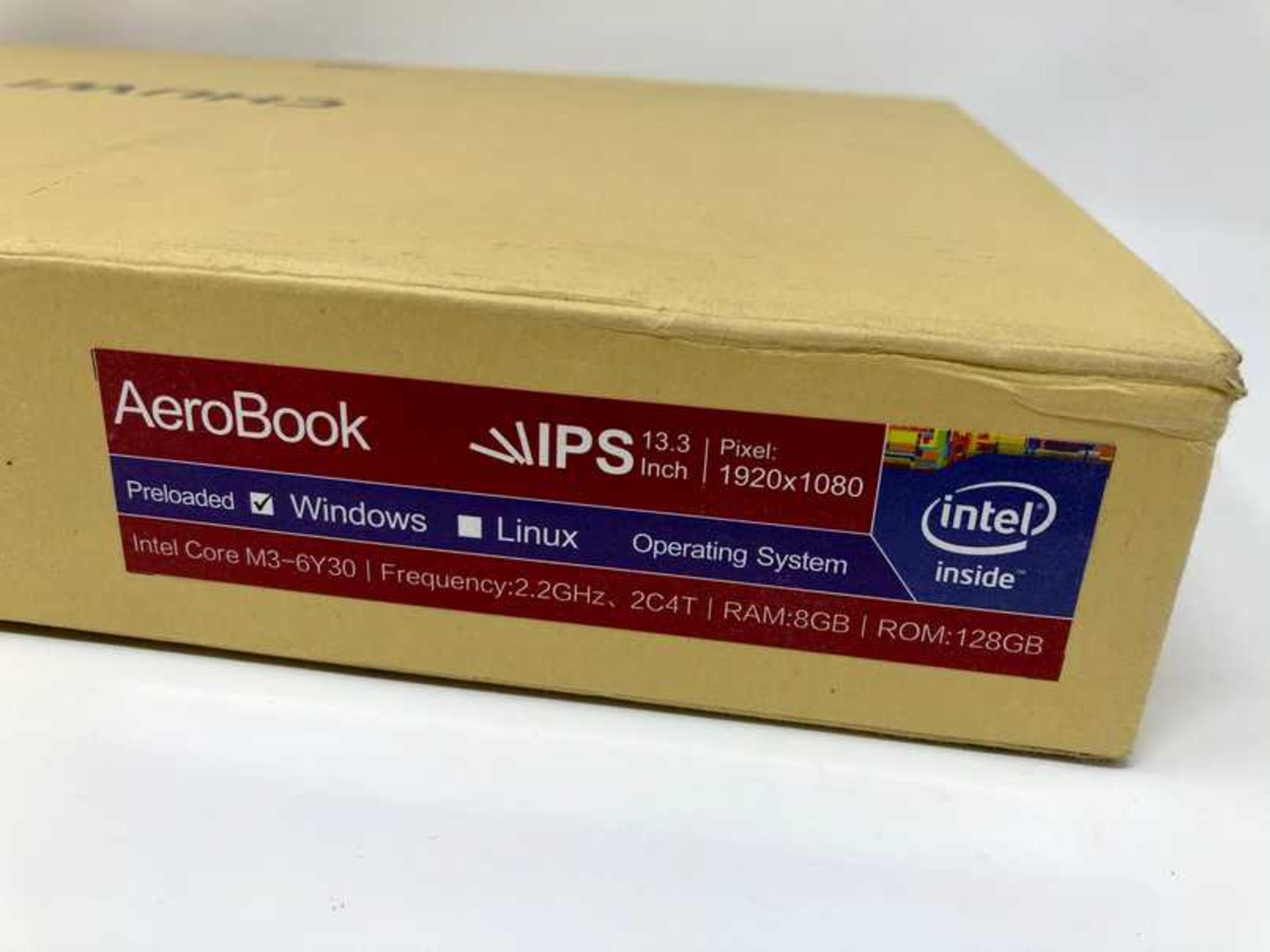 A boxed as new Chuwi 13.3" Aerobook in Grey with Intel Core M3-6Y30, 8GB RAM, 256GB SSD running - Image 6 of 7