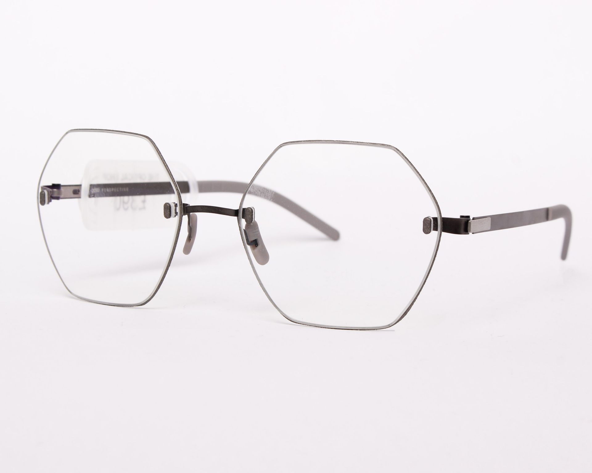 A pair of as new Gotti Perspective glasses frames with clear glass (RRP £390). - Image 2 of 3