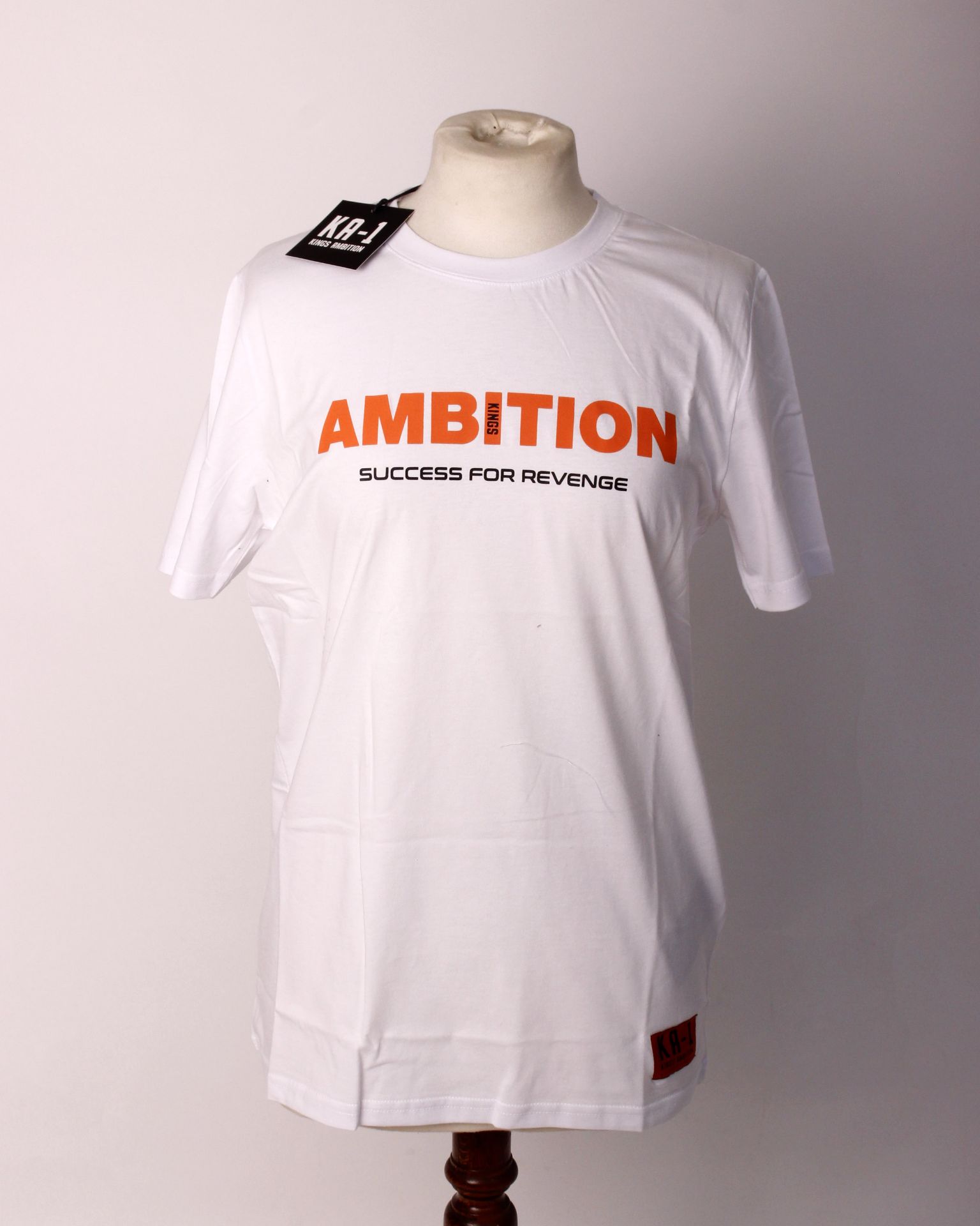 One man's as new Kings Ambition KA-1 t-shirt in white (XS, KW20-10). - Image 2 of 6