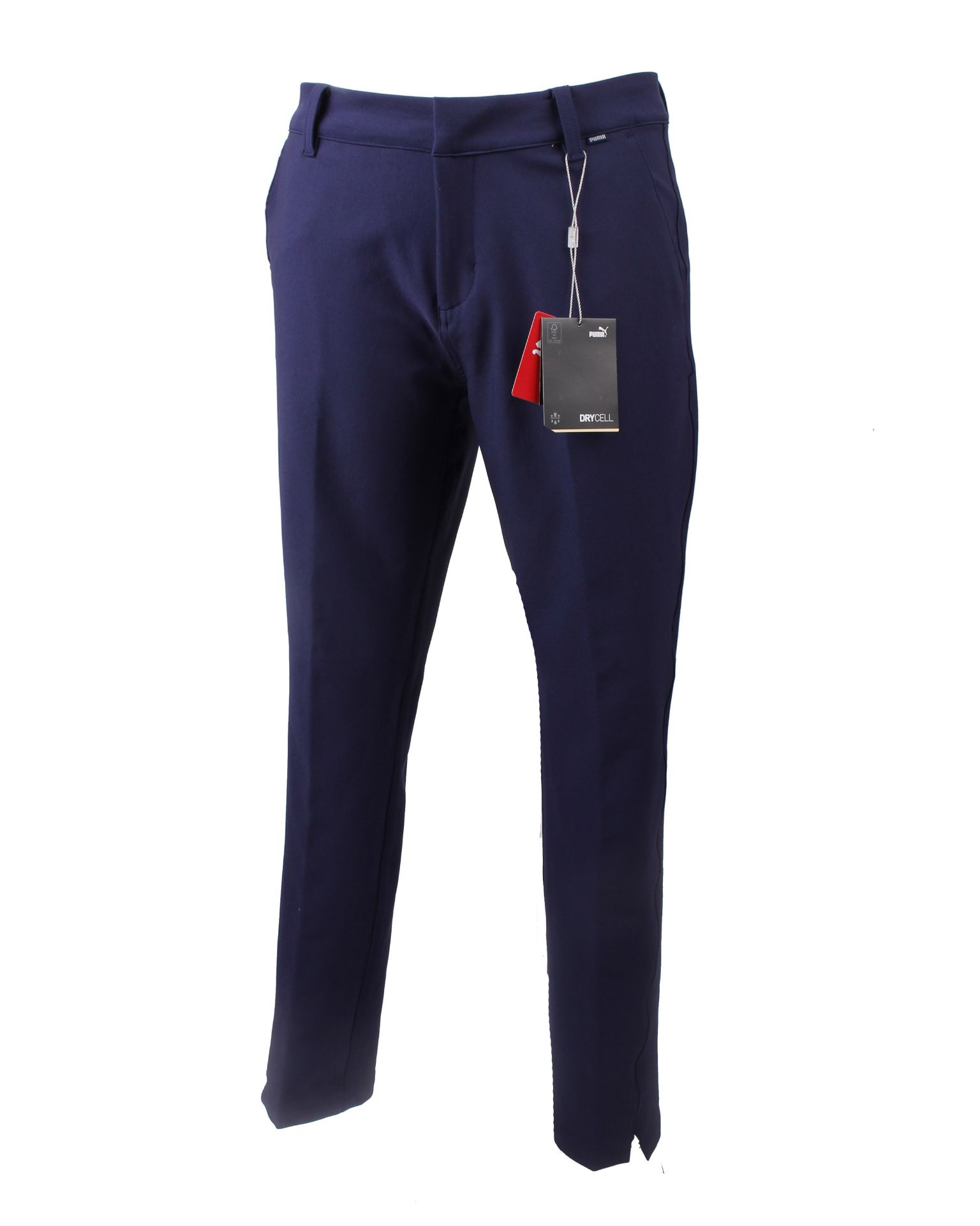 Seven pairs of men's as new Puma DryCell golf trousers in peacoat (Three EU L, two EU XL and two - Image 2 of 3