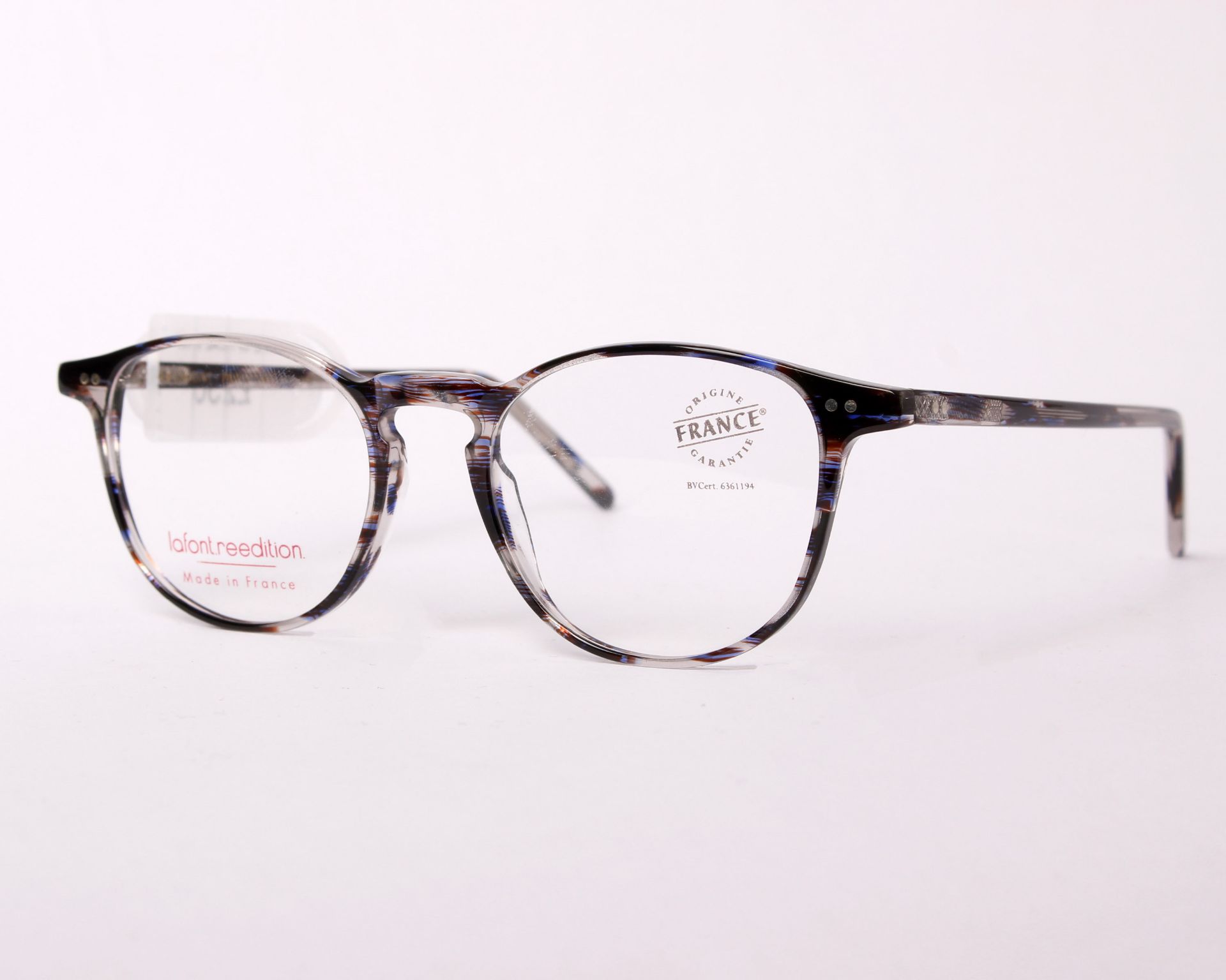 A pair of as new Lafont Reedition glasses frames with clear glass (RRP £230). - Image 3 of 3