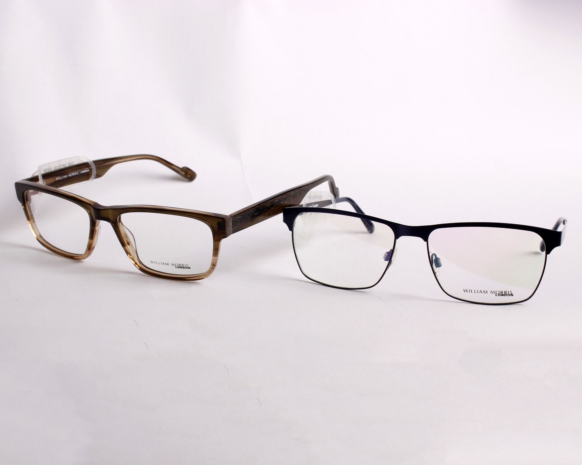 Two pairs of as new William Morris glasses frames with clear glass (RRP £170). - Image 2 of 3