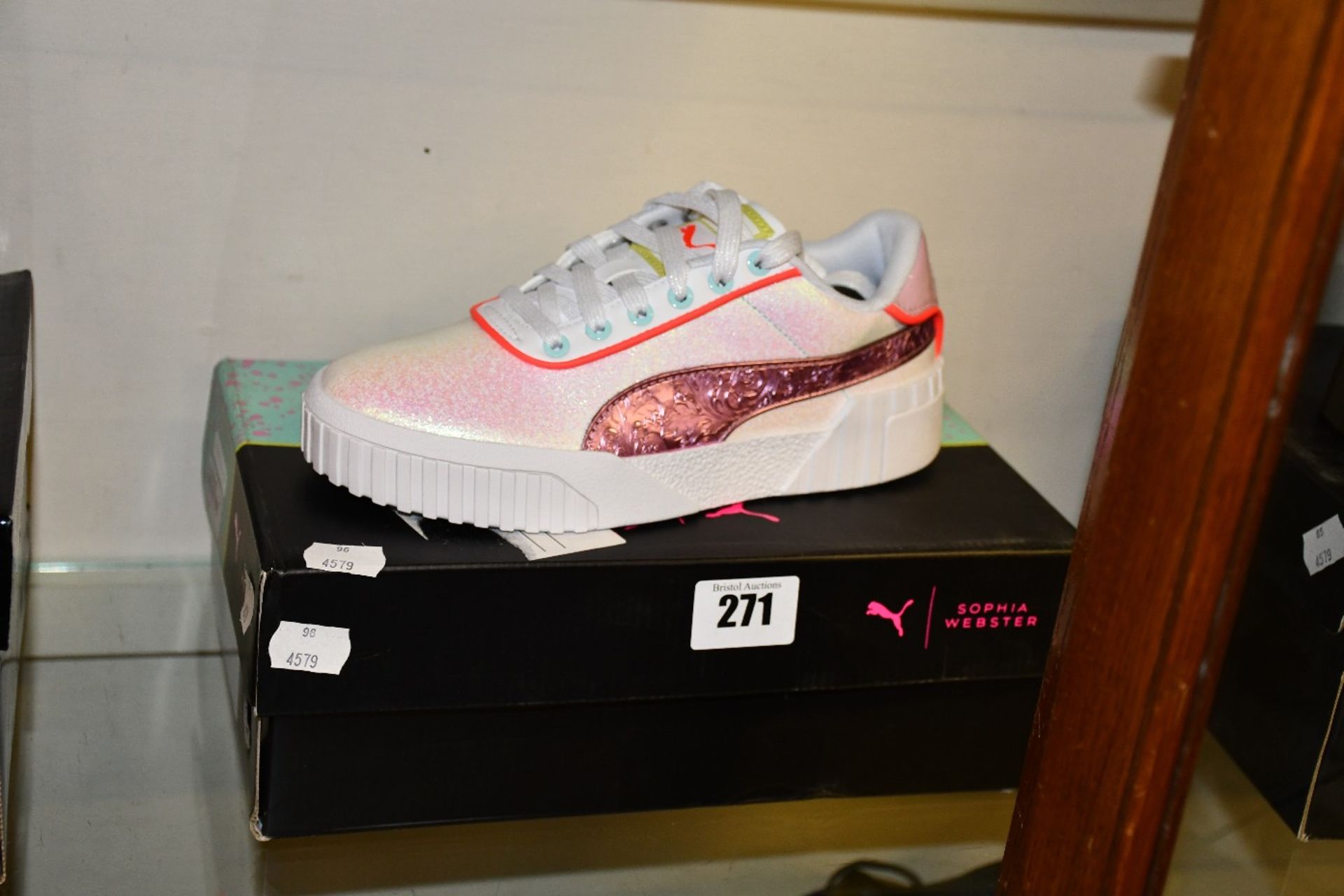 A pair of women's as new Puma Sophia Webster Cali trainers (UK 3.5).