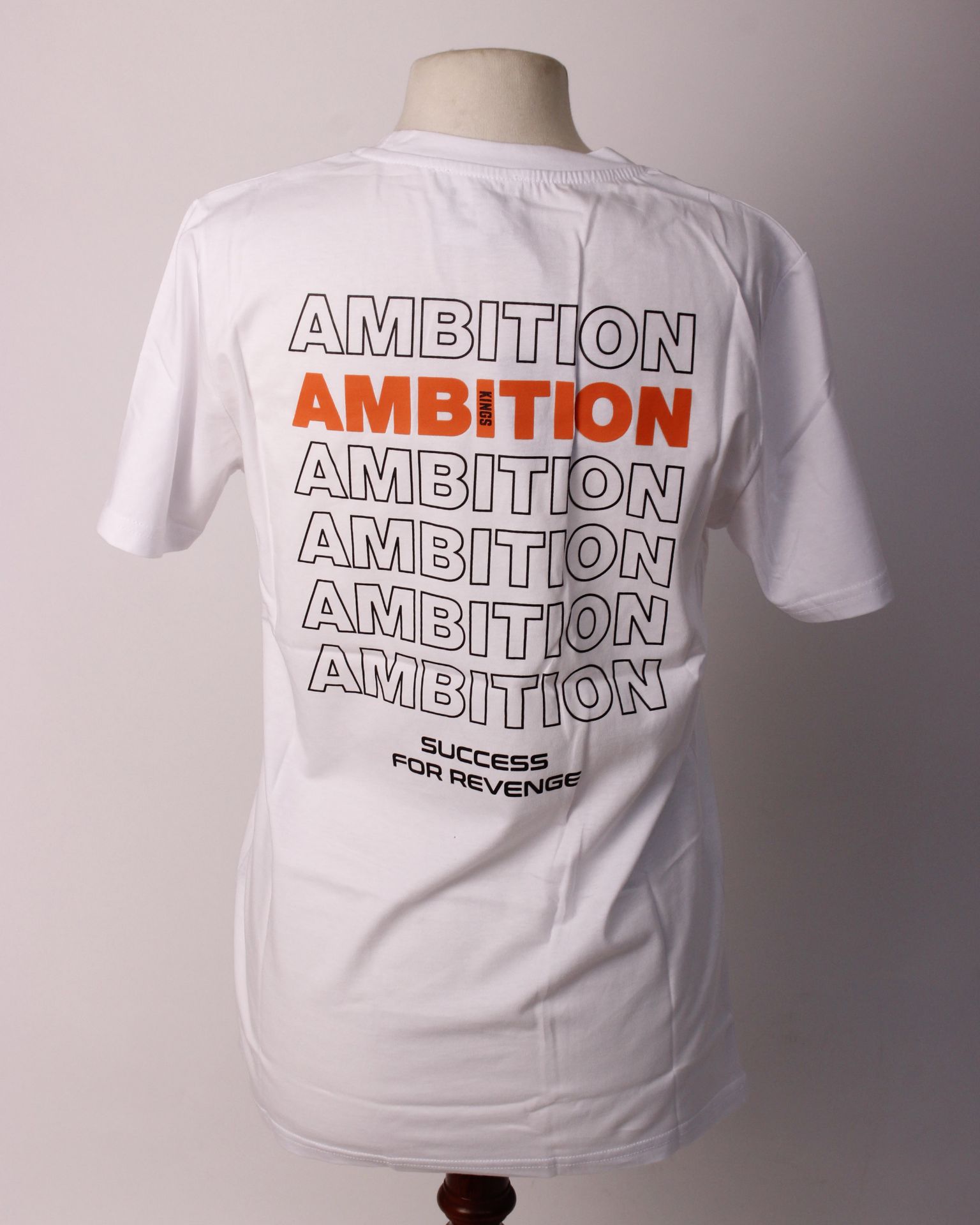 One man's as new Kings Ambition KA-1 t-shirt in white (XS, KW20-10). - Image 4 of 6