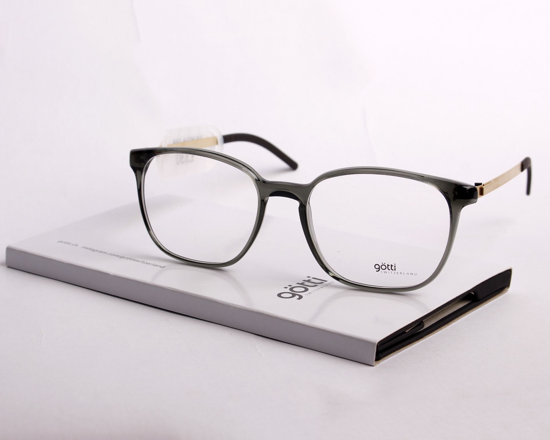 A pair of as new Gotti glasses frames with clear glass (RRP £350). - Image 2 of 3