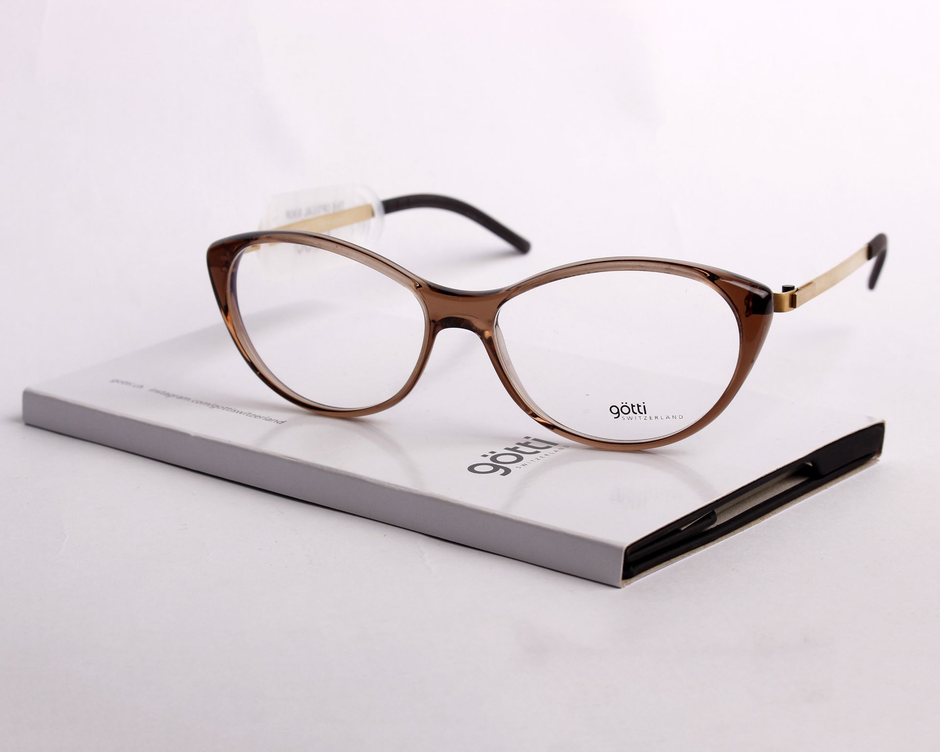 A pair of as new Gotti glasses frames with clear glass (RRP £330). - Image 2 of 3