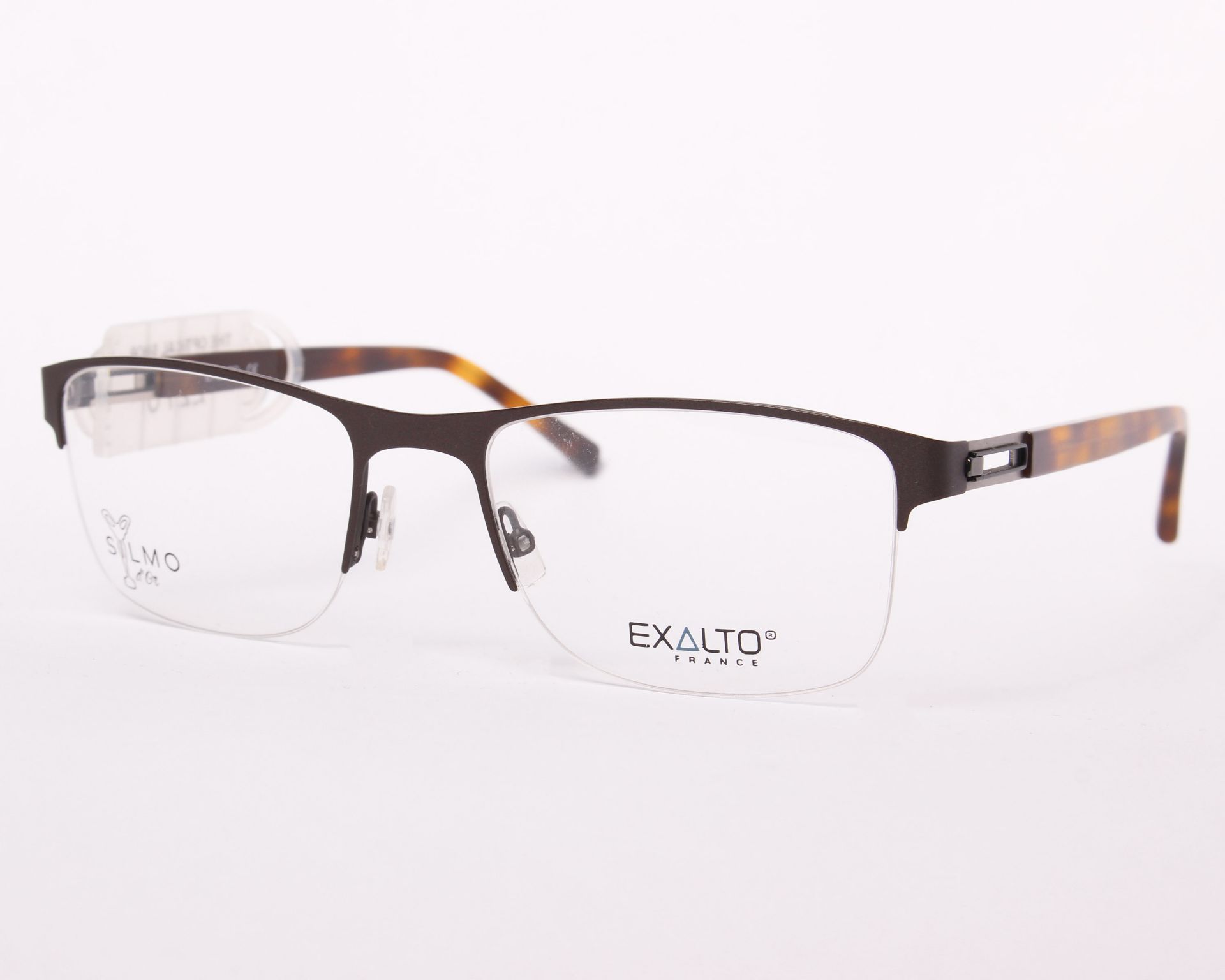 A pair of as new Exalto glasses frames with clear glass (RRP £270).