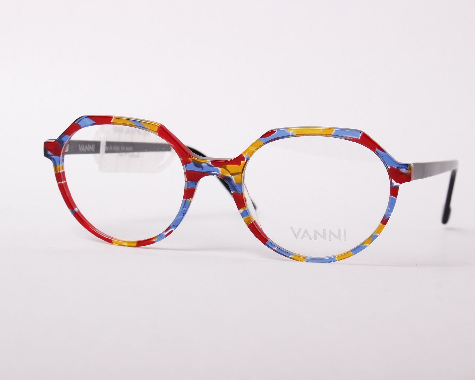 A pair of as new Vanni glasses frames with clear glass (RRP £240). - Image 2 of 3
