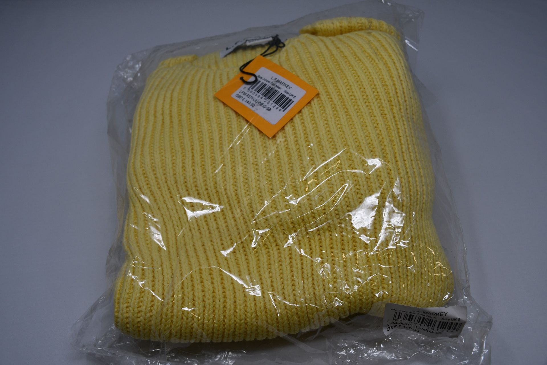 Two as new L.F.Markey Rudy jumpers in lemon (UK 10 and 12).