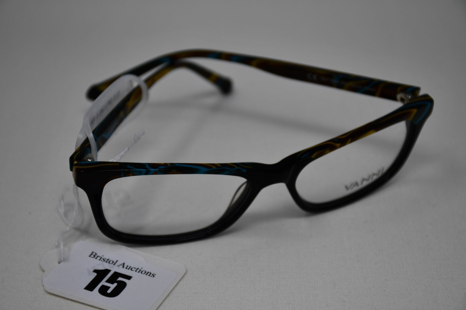A pair of as new Vanni glasses frames with clear glass (RRP £240).