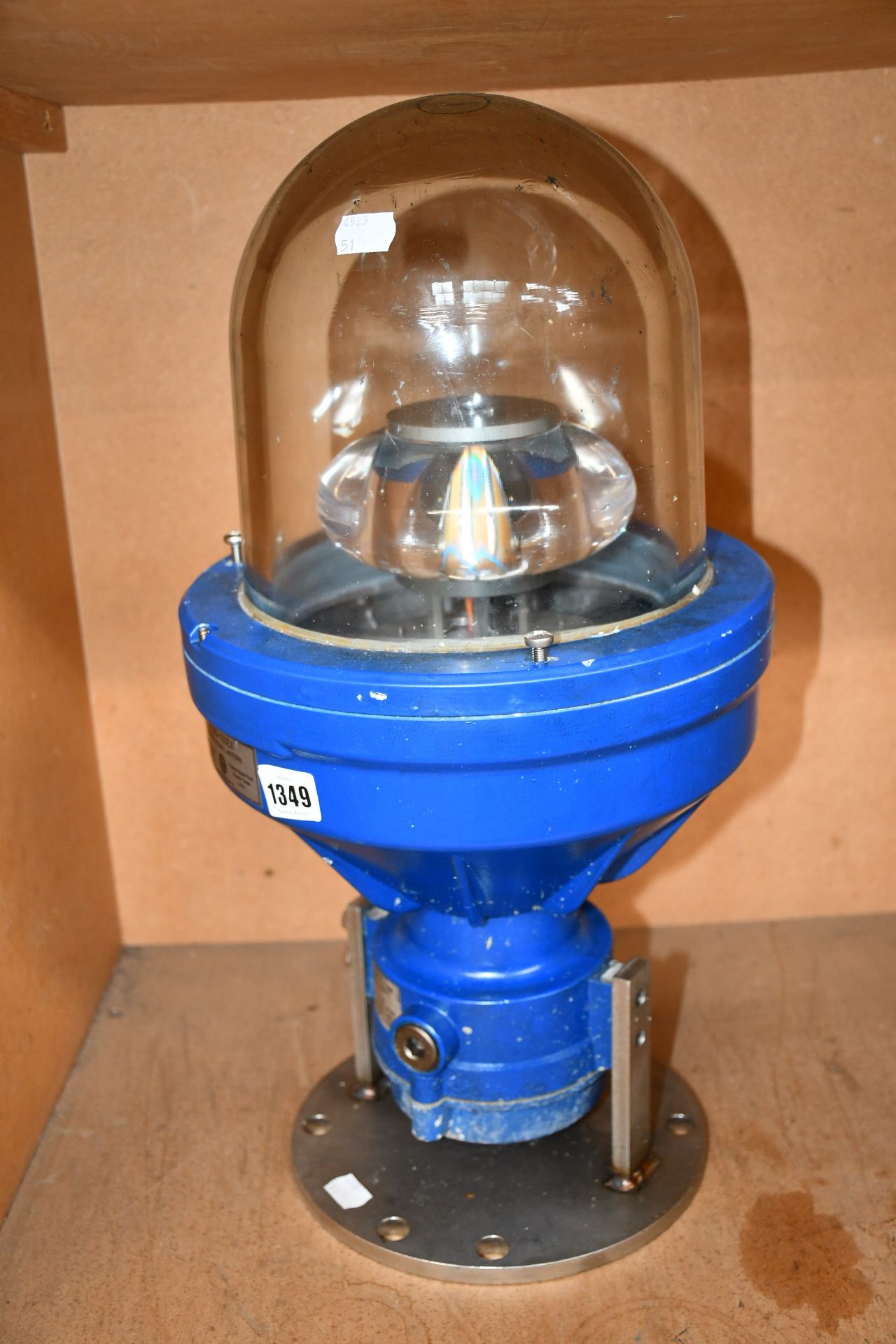 One pre-owned MLED-150EX marine signal lantern.