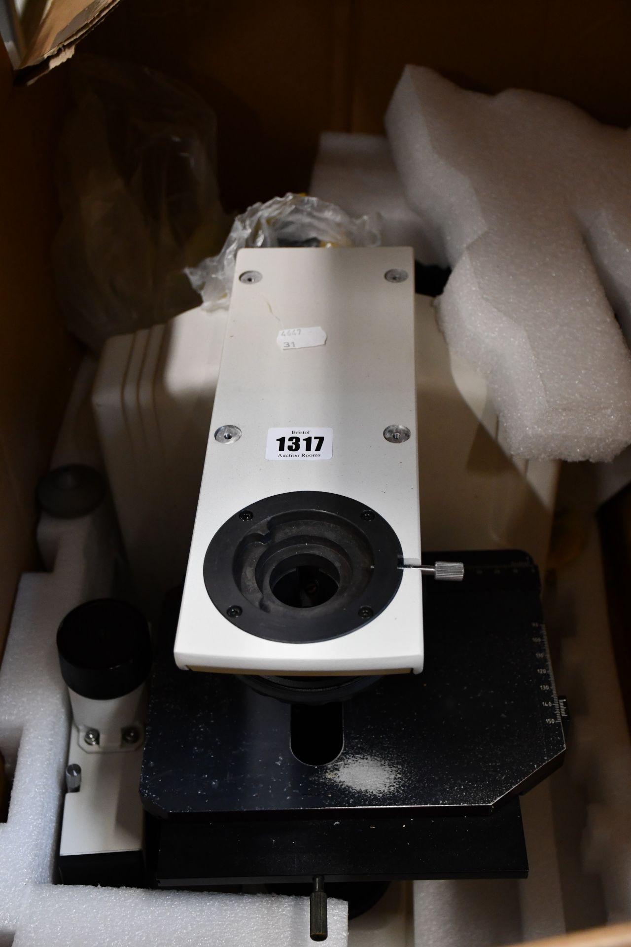 One pre-owned Nikon Eclipse E600 Phase Contrast Microscope (Item may be incomplete, no lenses,