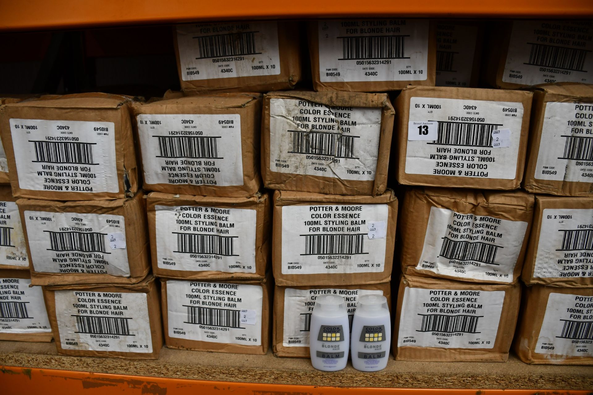 Ninety six boxes of Potter&Moore colour essence for blonde hair (Ten in a box) (100ml).