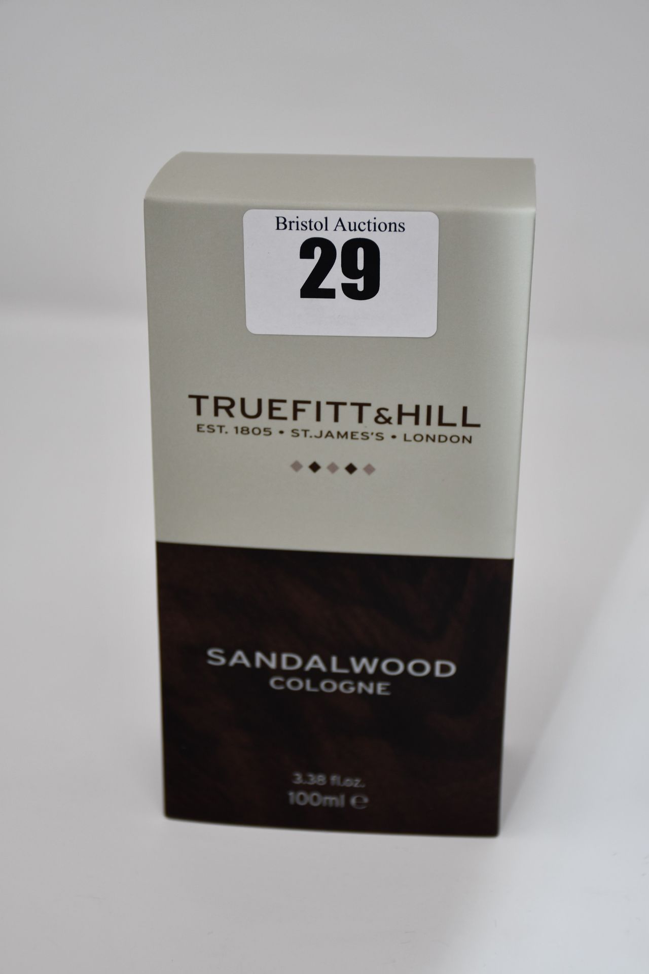 Three men's boxed as new Truefitt & Hill Sandalwood Cologne (100ml).