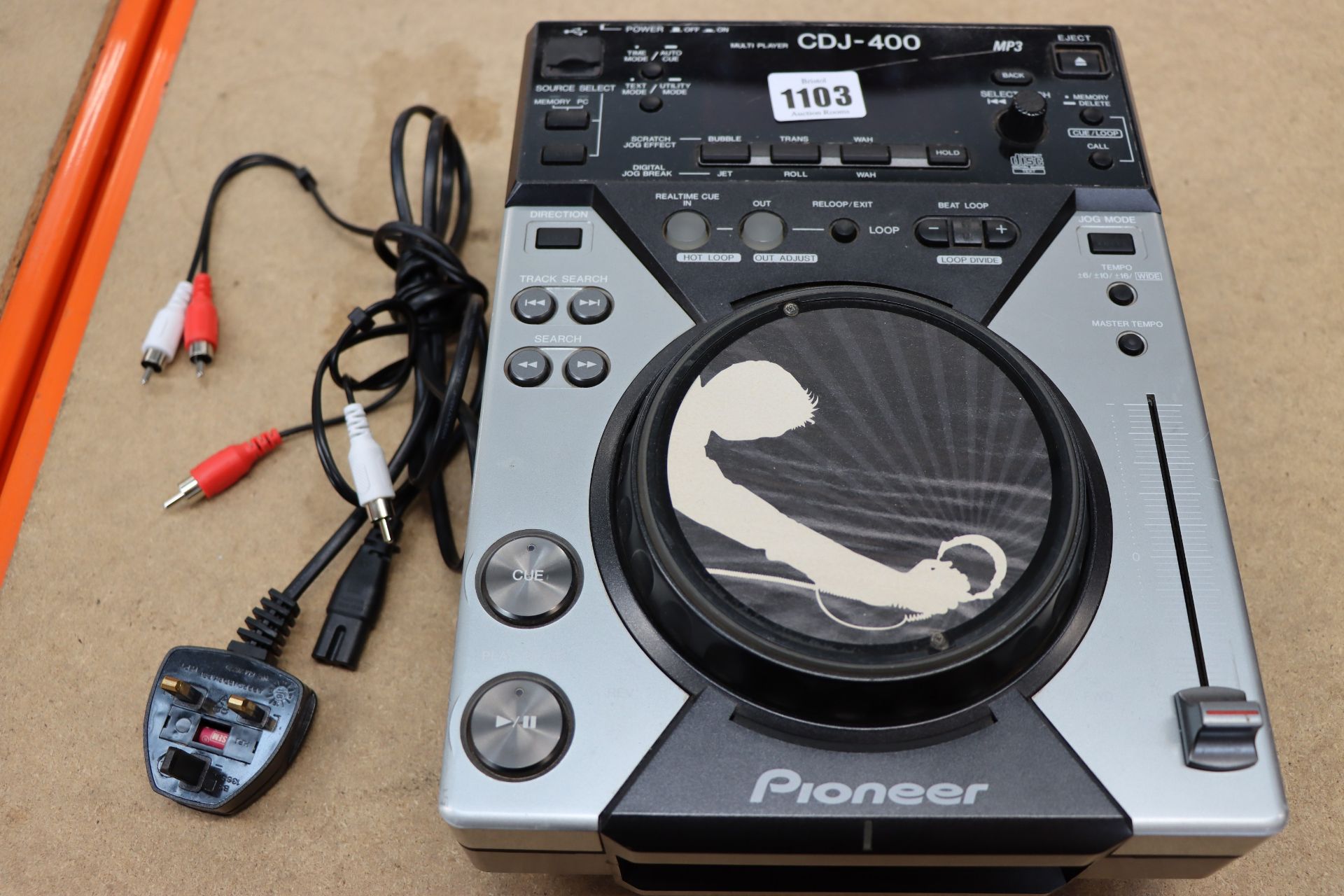 One pre-owned Pioneer compact disc player (CDJ-400).