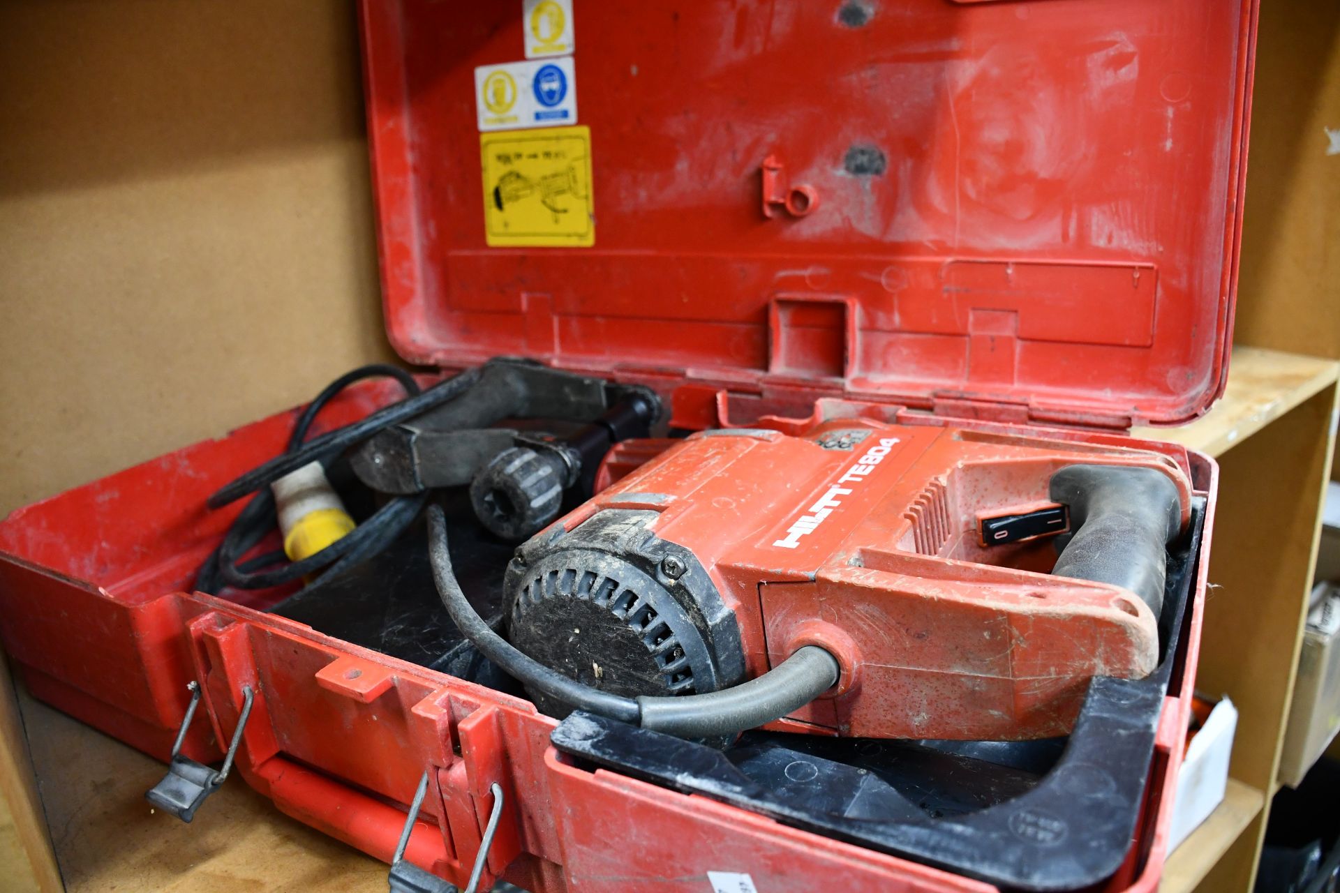 A pre-owned Hilti TE804 Jack hammer/breaker drill.