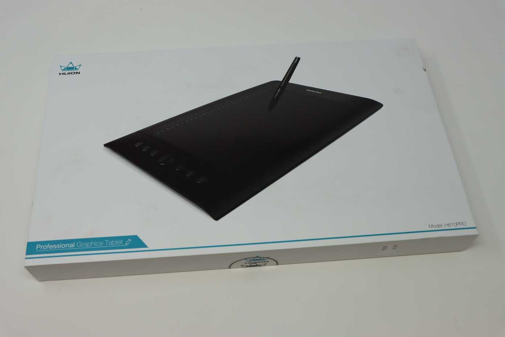 A boxed as new Huion Graphics Drawing Pen Tablet H610 Pro. 8192 Levels of Pressure Sensitivity. 10 x