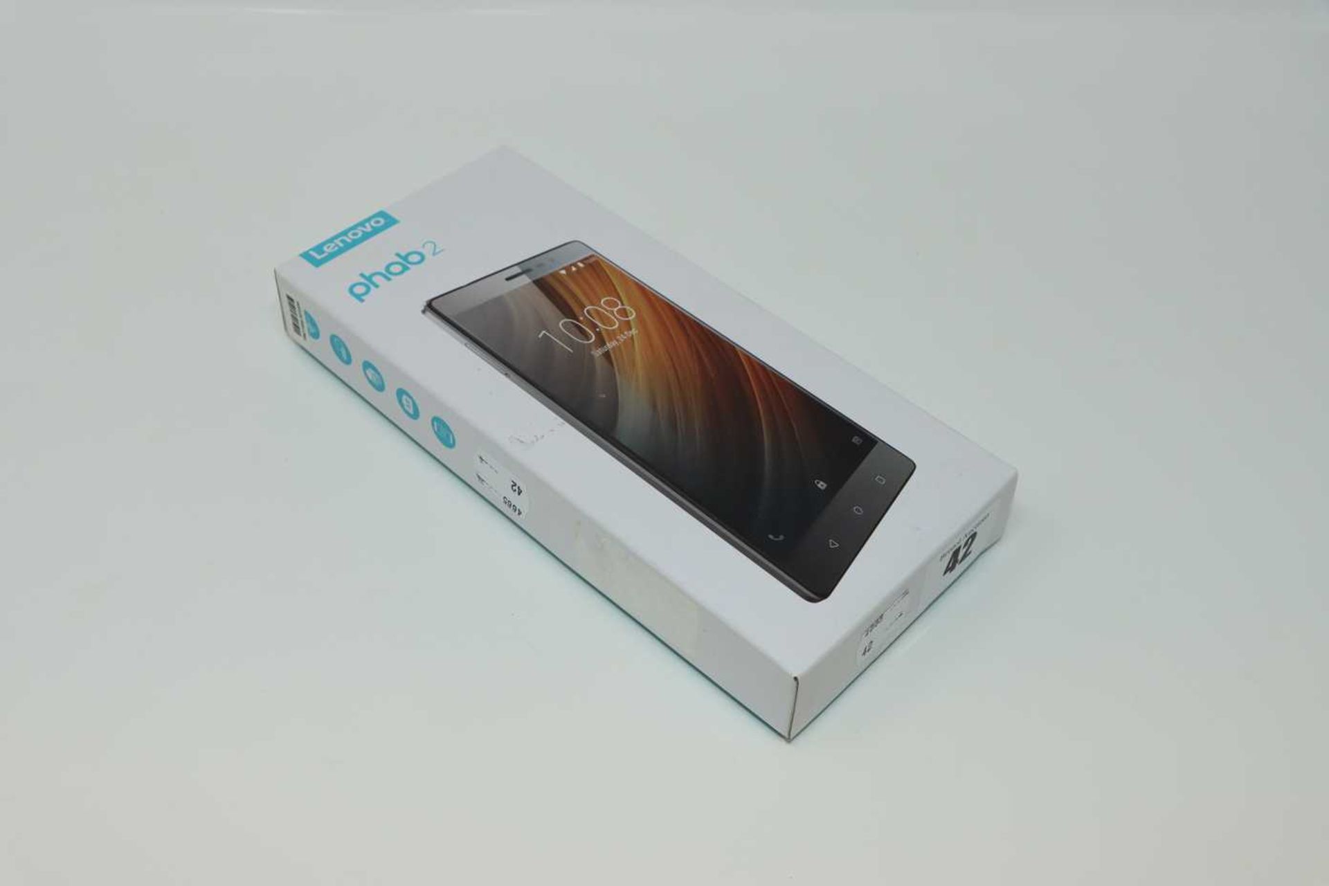 A pre-owned Lenovo PHAB 2 32GB 6.4" Smartphone in Champagne Gold (Unlocked, Boxed, No Charger