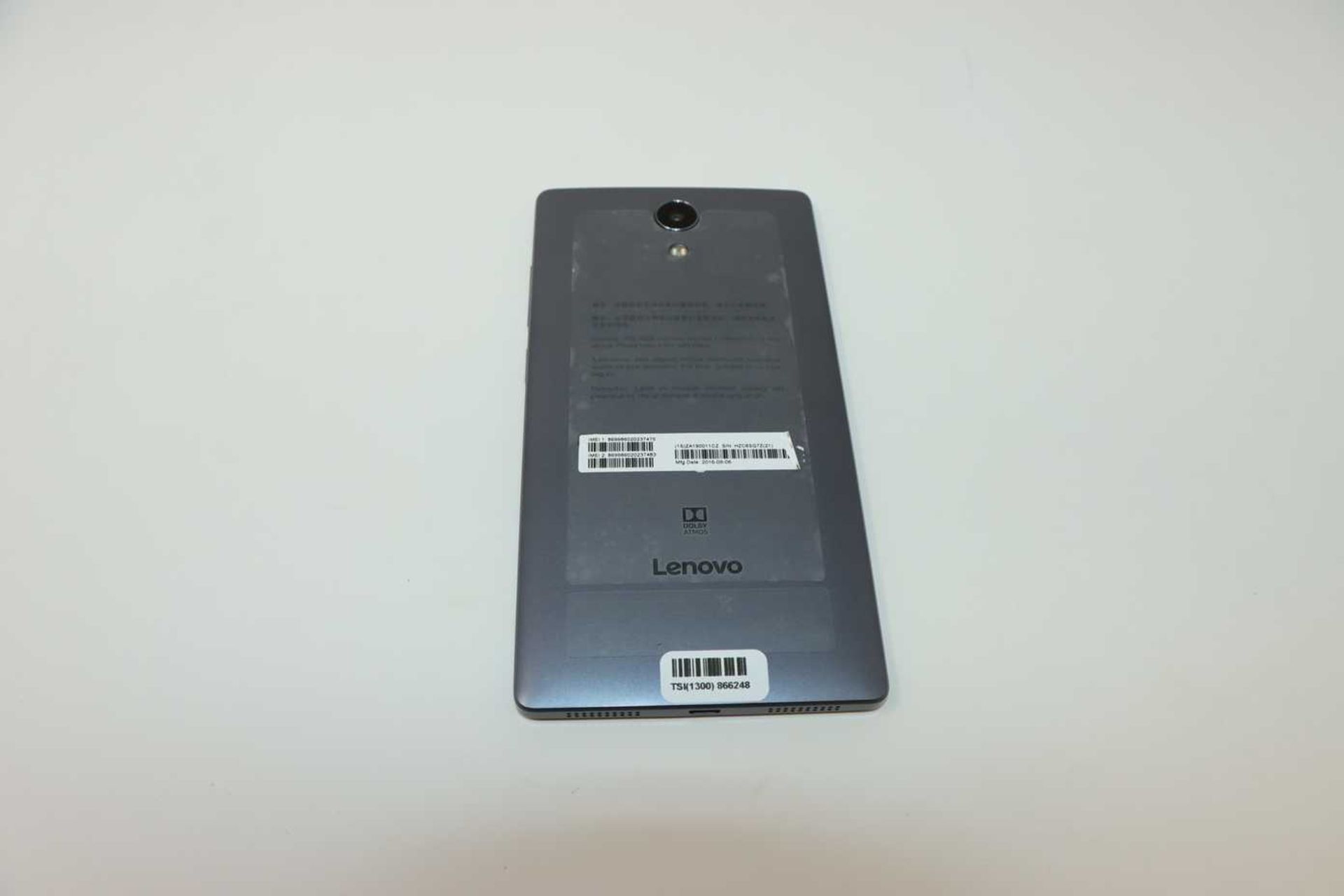 A pre-owned Lenovo PHAB 2 32GB 6.4" Smartphone in Gunmetal Grey (Unlocked, Boxed, No Charger - Image 3 of 3