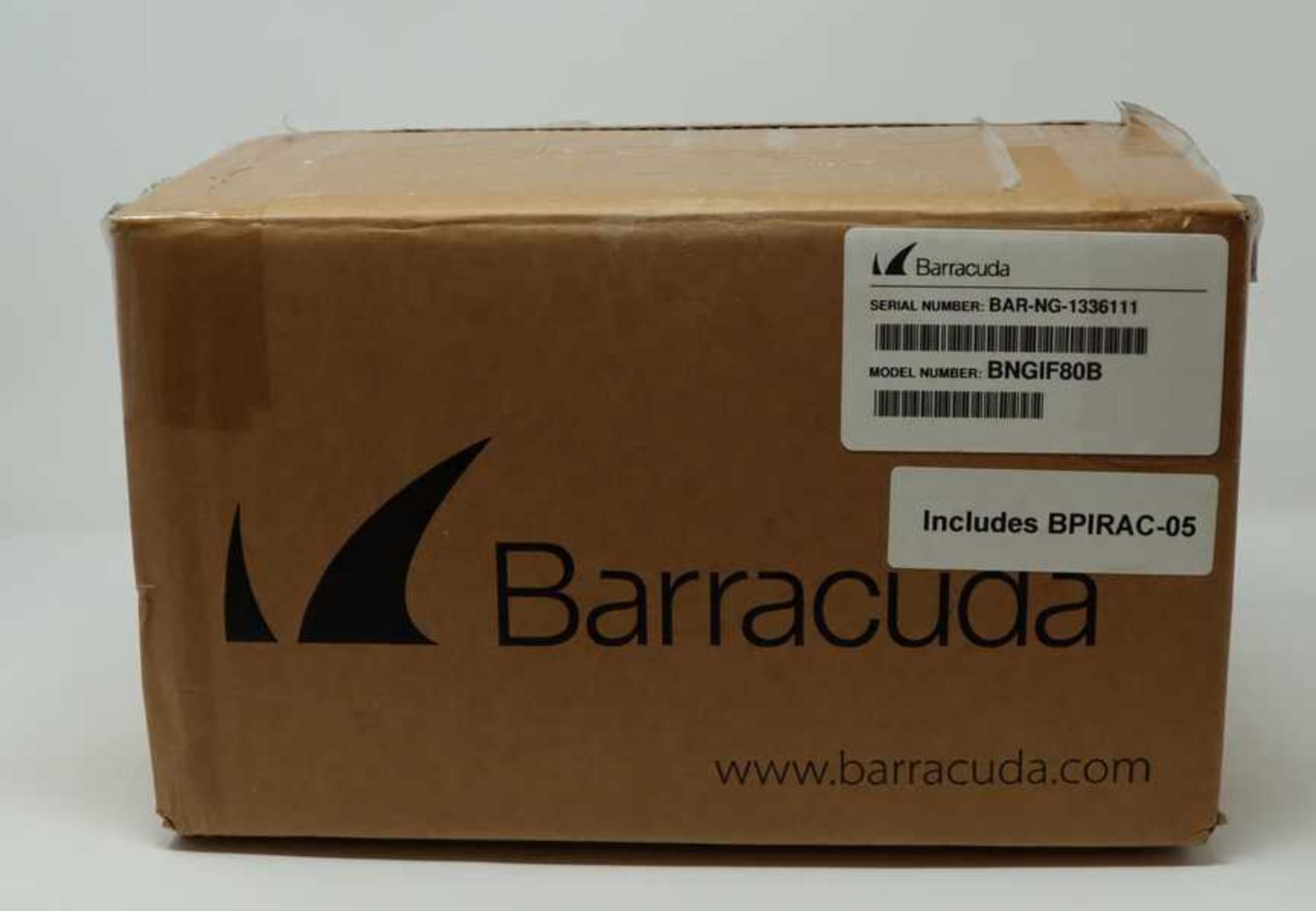 A boxed as new Barracuda CloudGen Firewall F80B Security Appliance (BNGIF80B) with BPIRAC-05