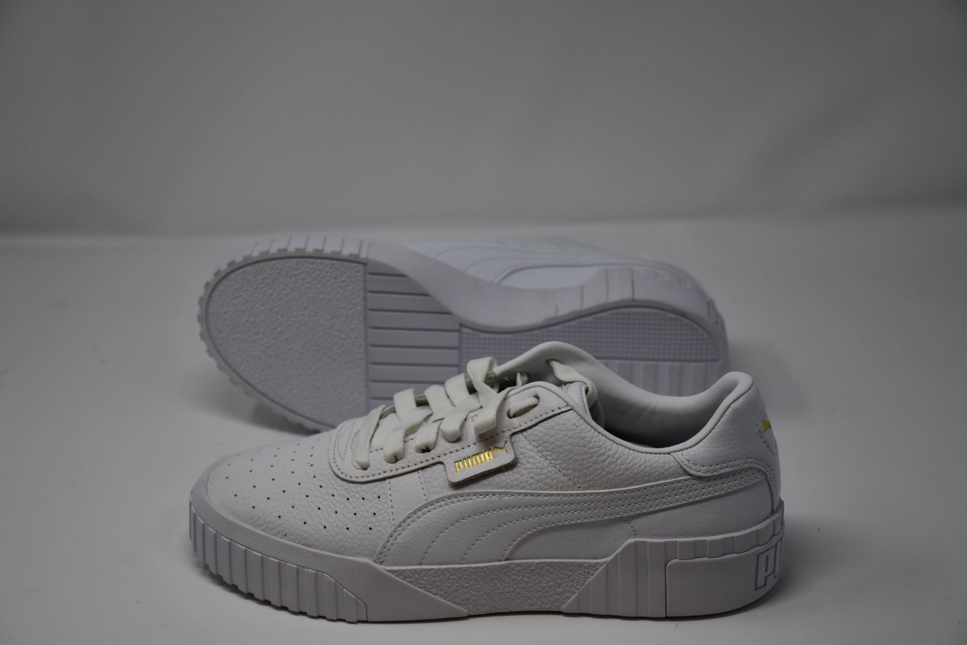 Two pairs of women's as new Puma Cali trainers (UK 6).