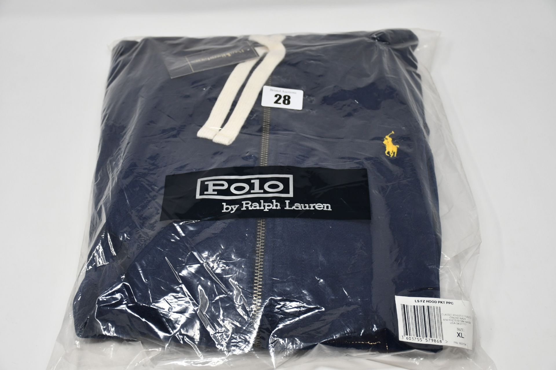 An as new Ralph Lauren Polo classic athletic fleece cruise navy (XL).