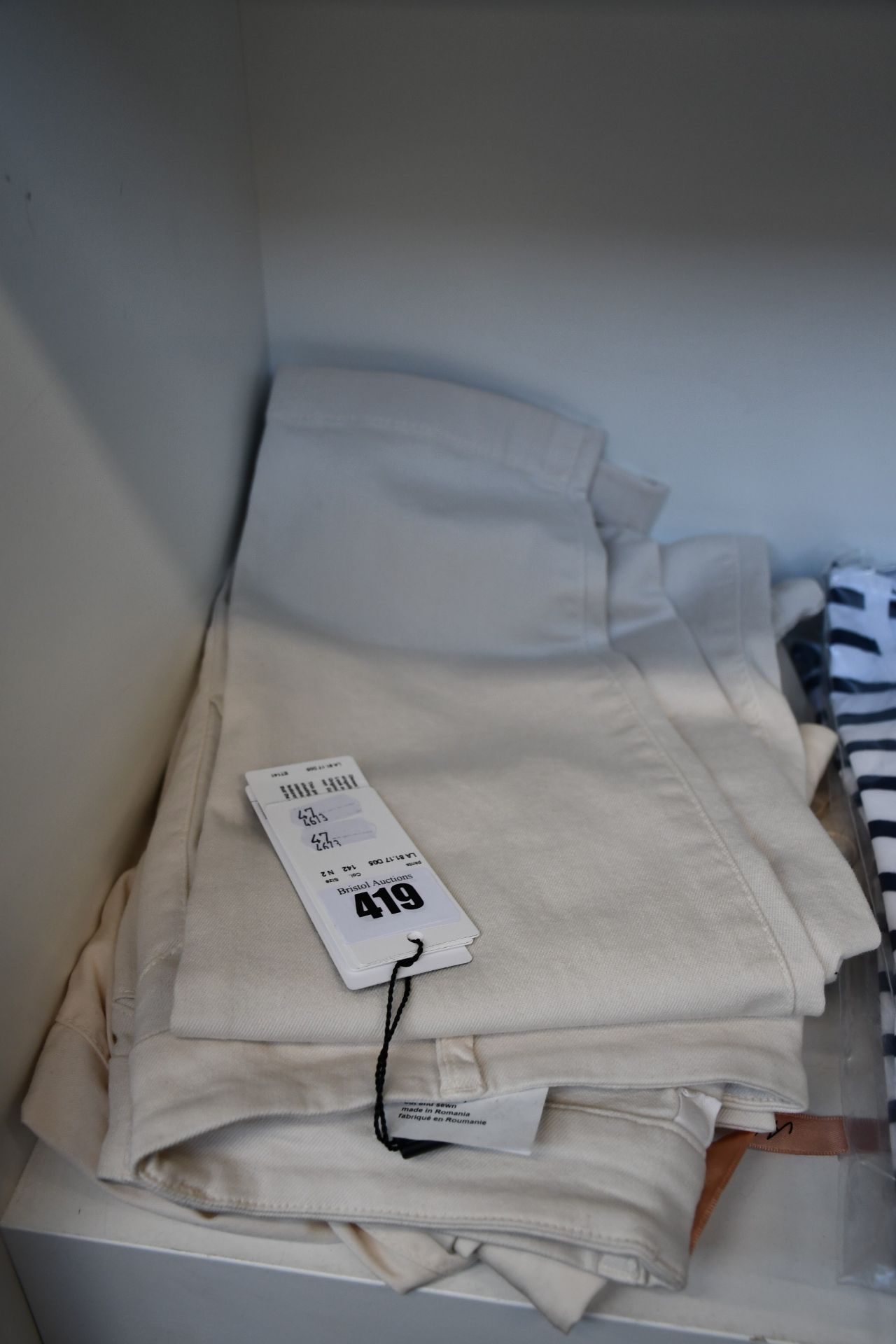 Two Pairs of Marc Cain collection trousers (Size N4 and N5?).