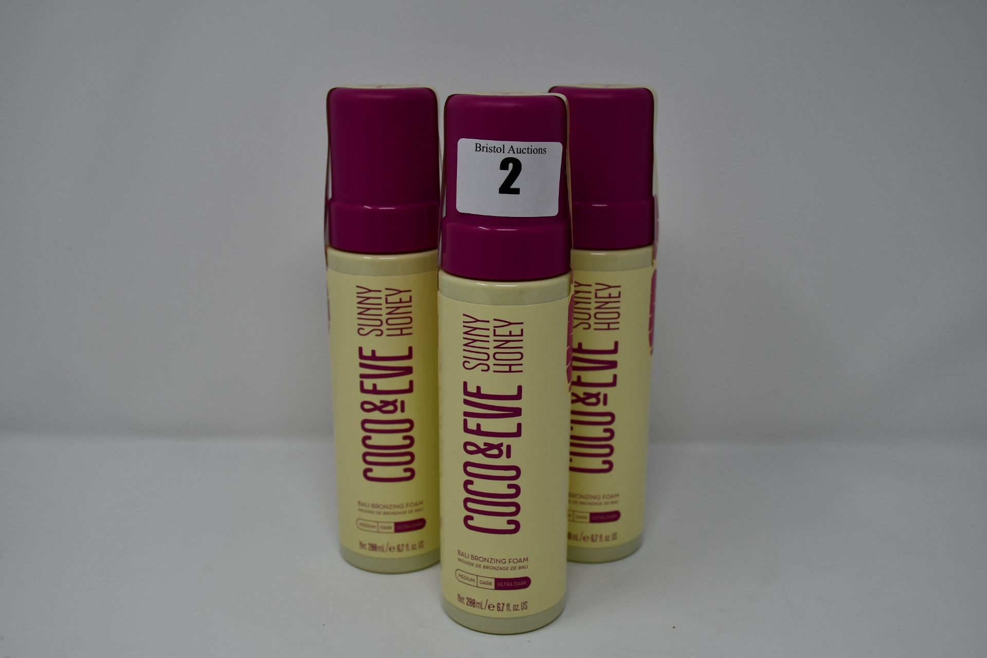 Six Coco & Eve Sunny Honey Bali Bronzing Foam (Fake tan medium).