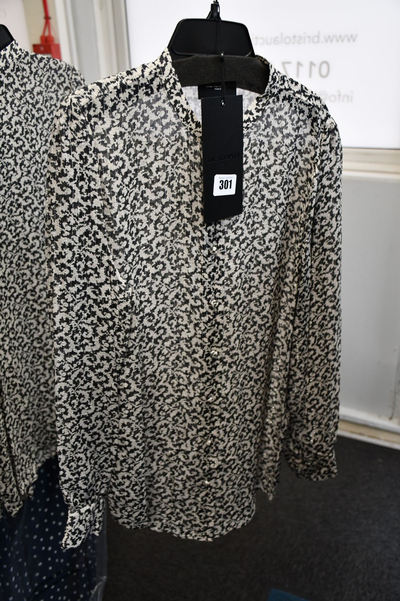 An as new The Kooples blouse (Size 3 - RRP €198).