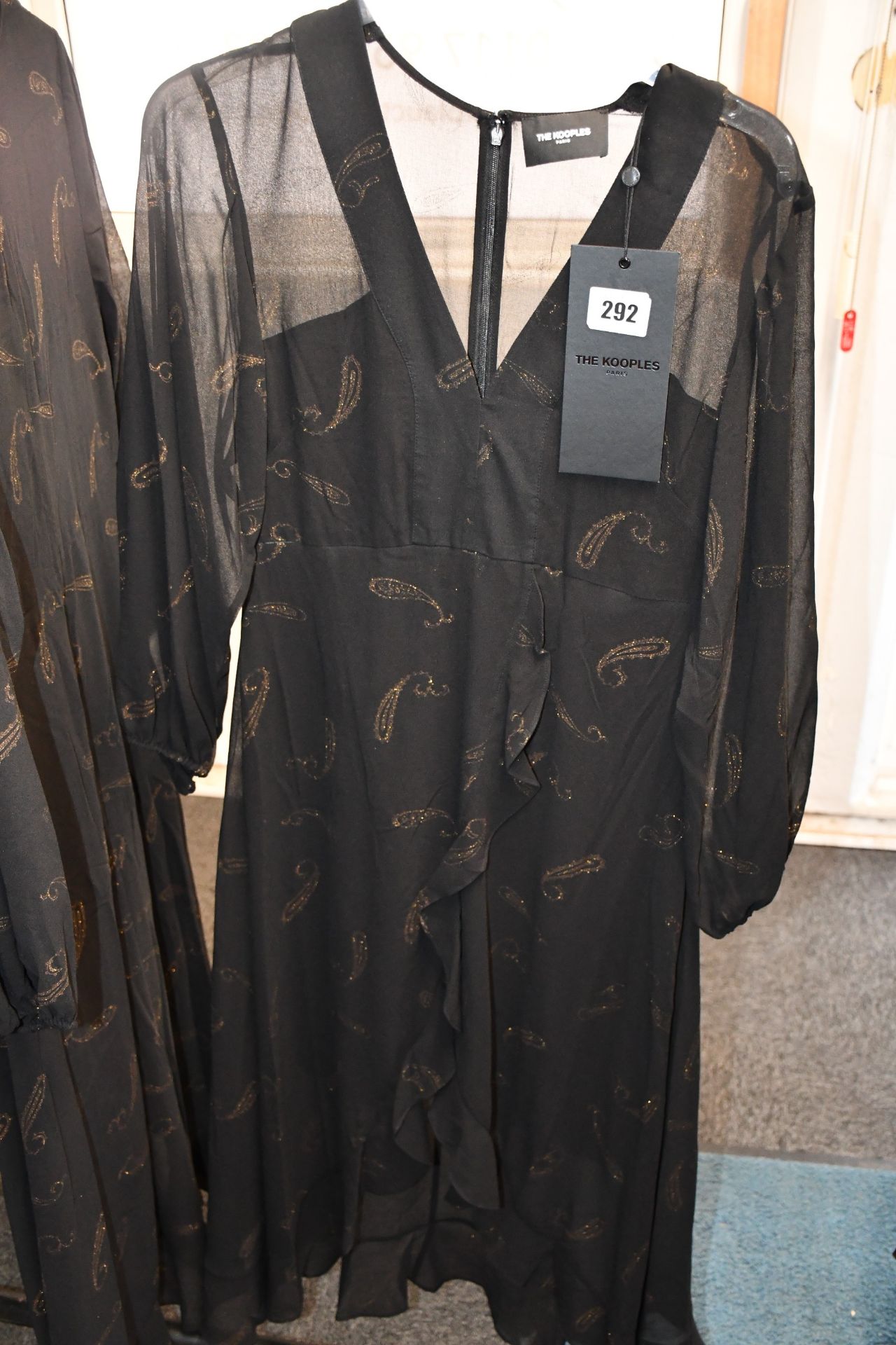 An as new The Kooples Flying Paisley dress (Size 2 - RRP £318).