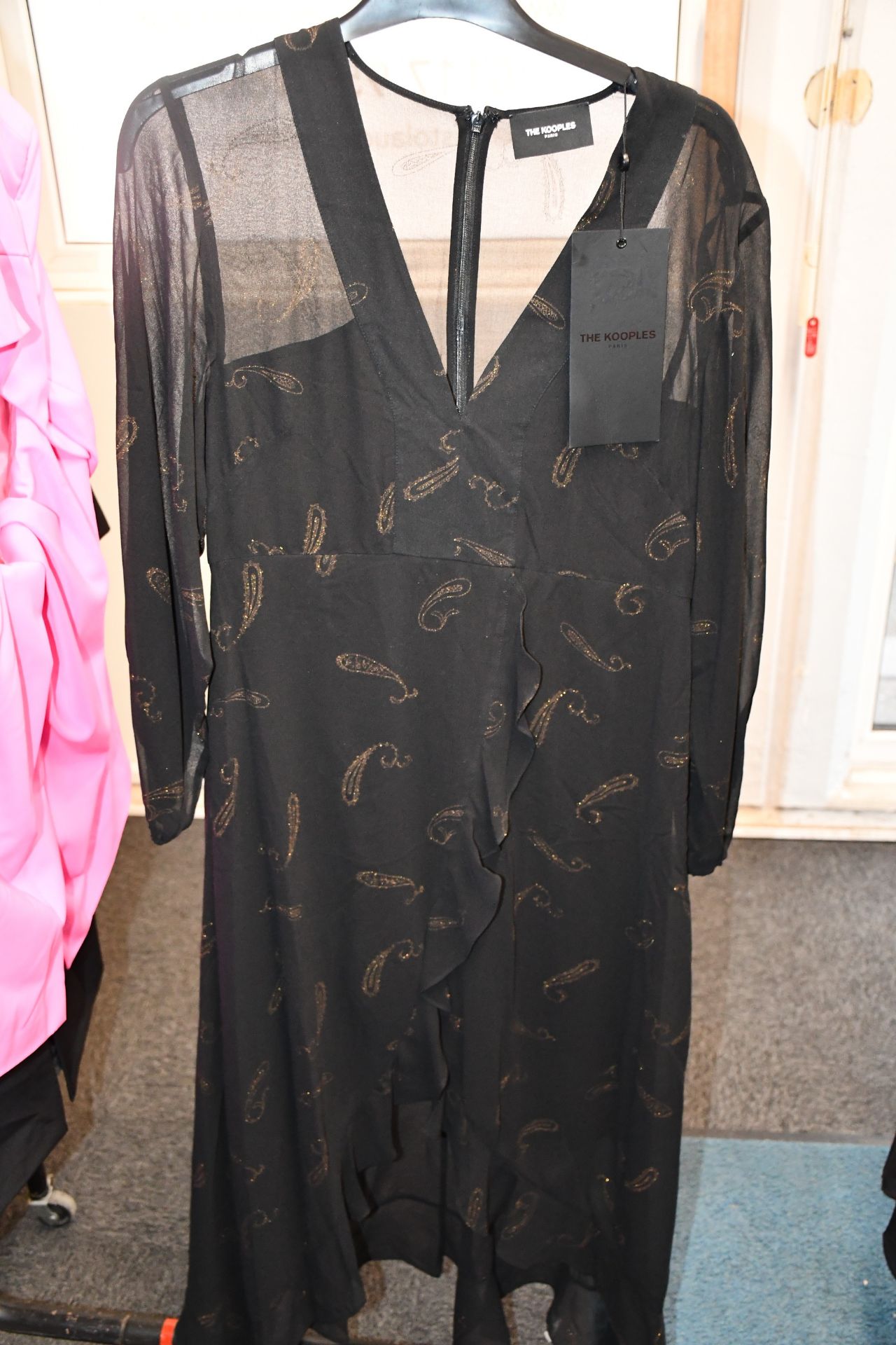 An as new The Kooples Flying Paisley dress (Size 3 - RRP £318).
