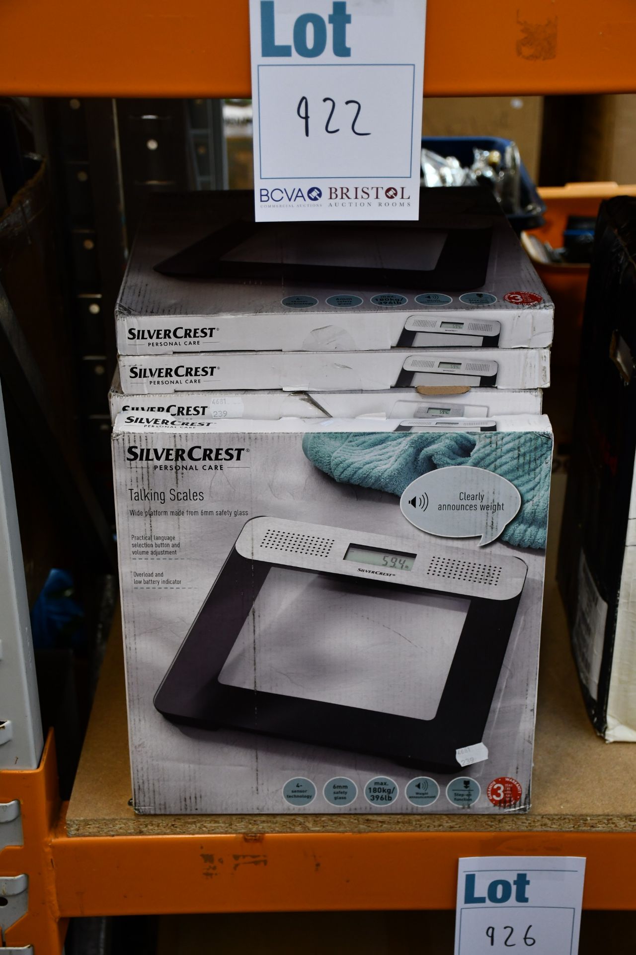 Fifteen boxed as new Silvercrest Personal Care Talking Scales.