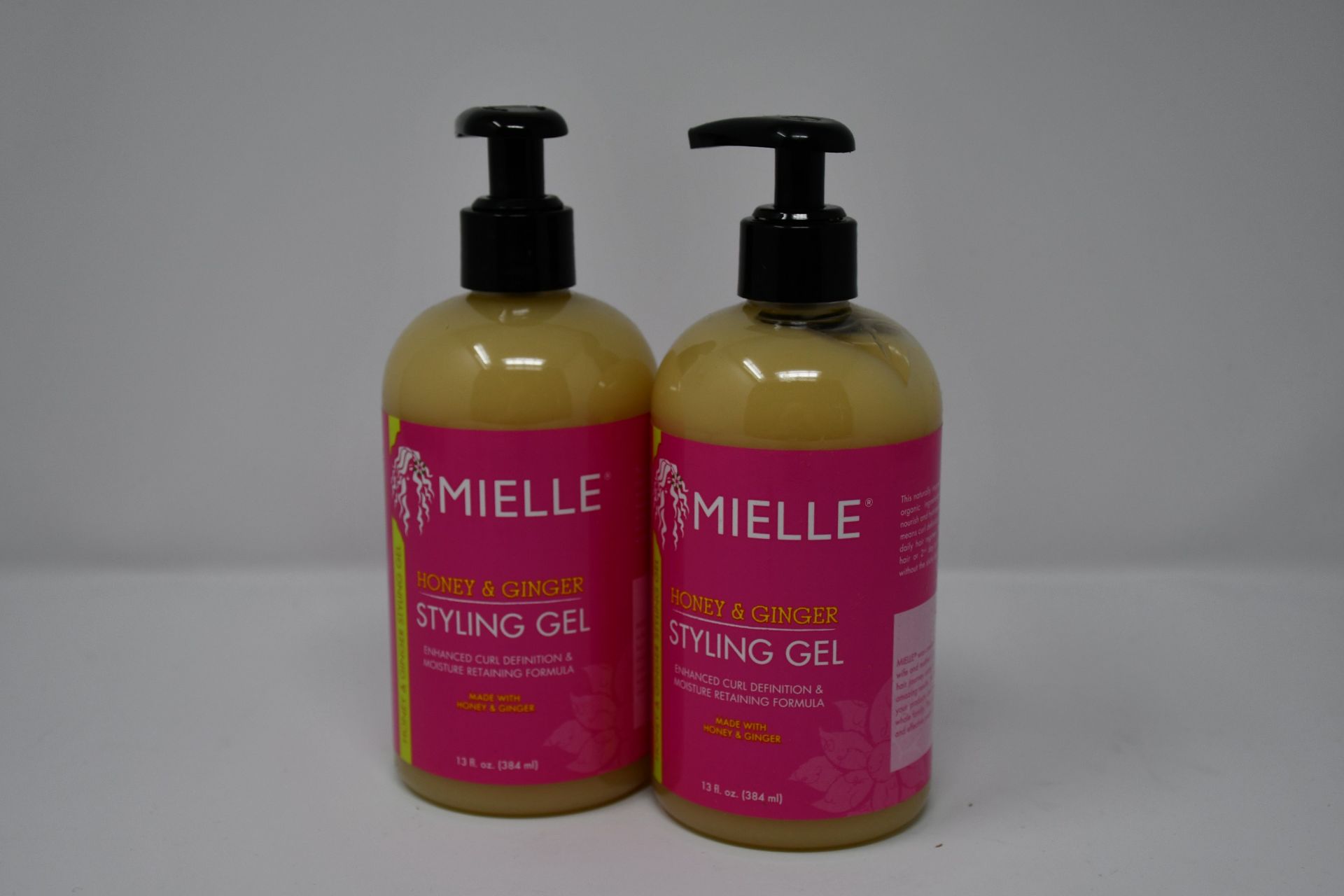 Twelve Mielle Honey and Ginger styling gel (384ml).