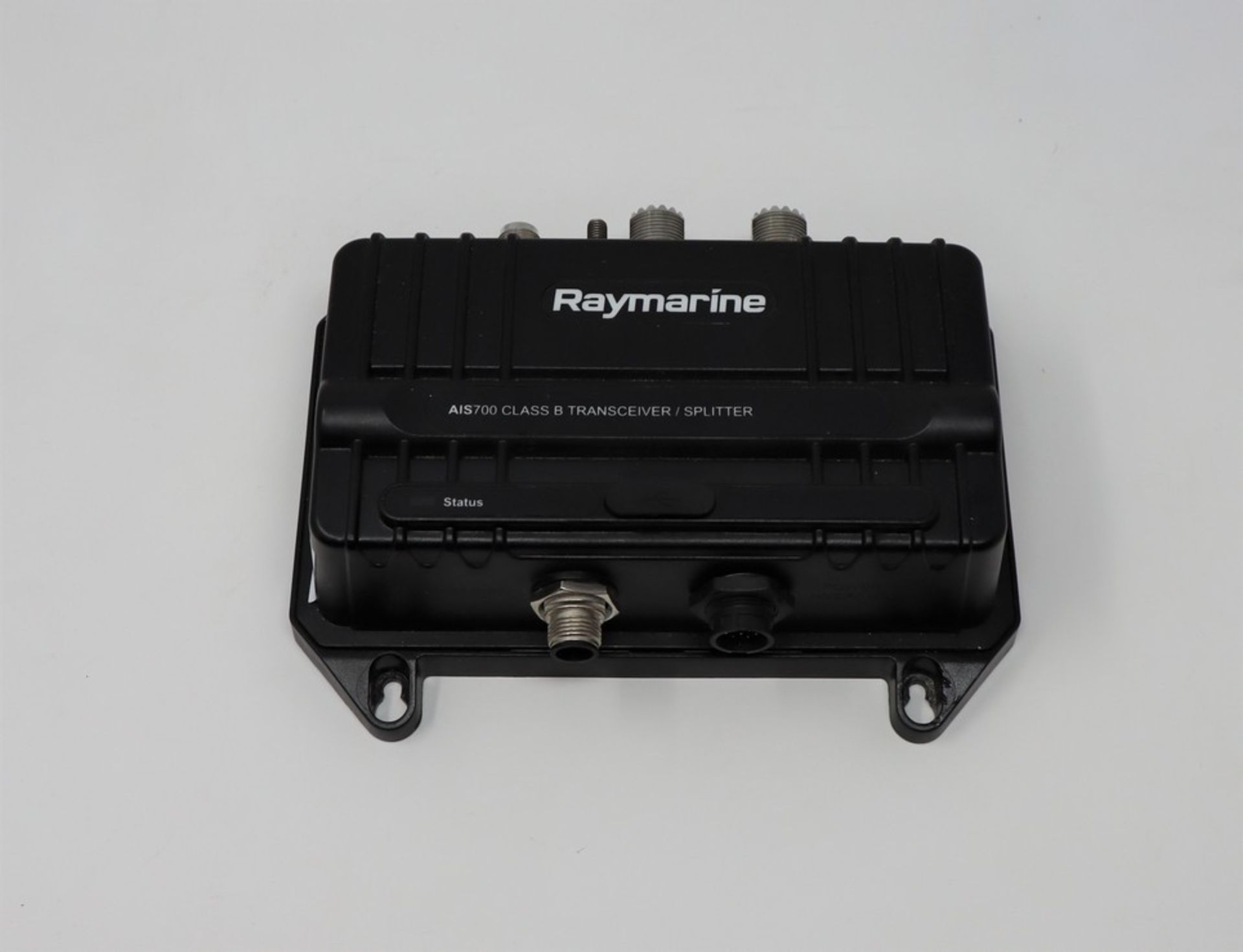A boxed as new Raymarine AIS700 Class B Transceiver With Integrated Splitter (P/N: E70476).
