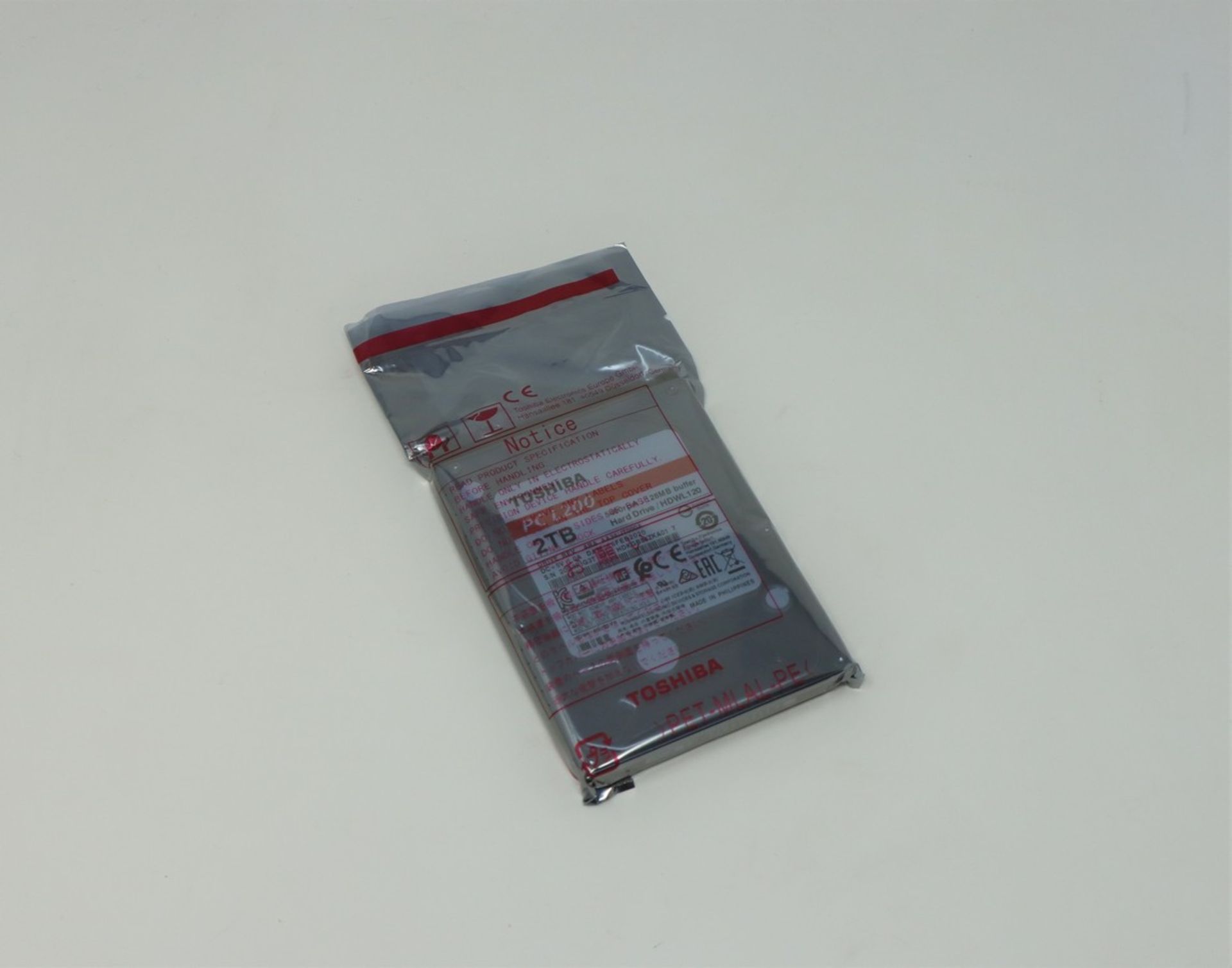 An as new Toshiba PC L200 2TB 5400RPM 2.5 Inch SATA Hard Drive (Model: HDWL120UZSVA) (Packaging