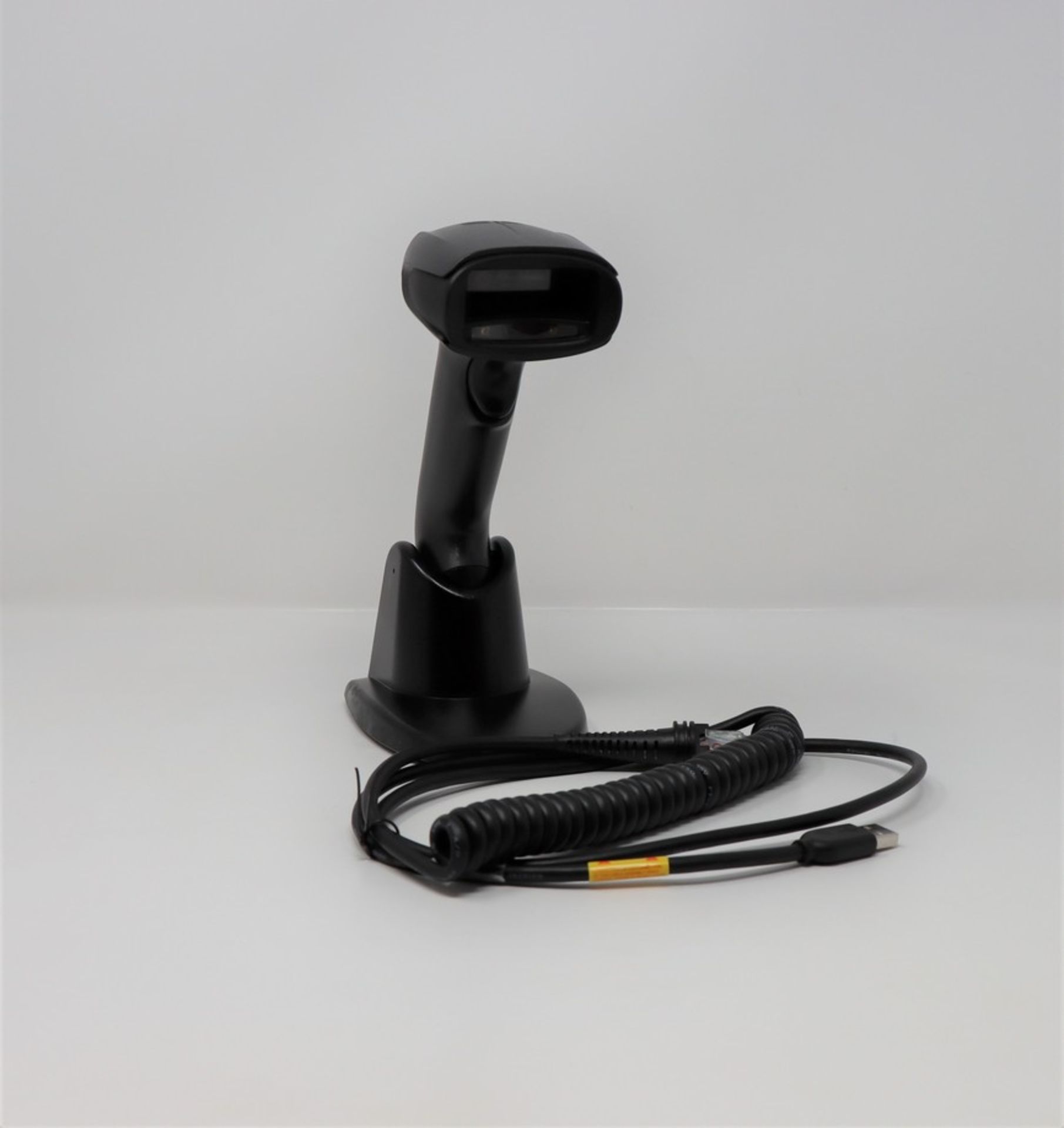 A boxed as new Honeywell Xenon 1950 Corded Ratchet Barcode Scanner in Black (P/N: 1950GSR-2-2-INT).