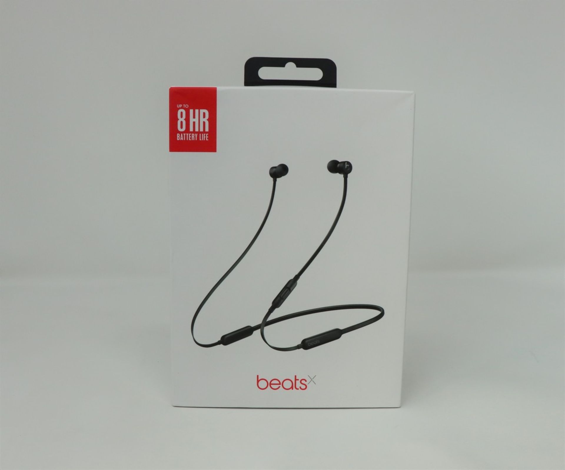 Five pre-owned Beats by Dre BeatsX Wireless Earphones in Black (boxed) (retail customer returns,