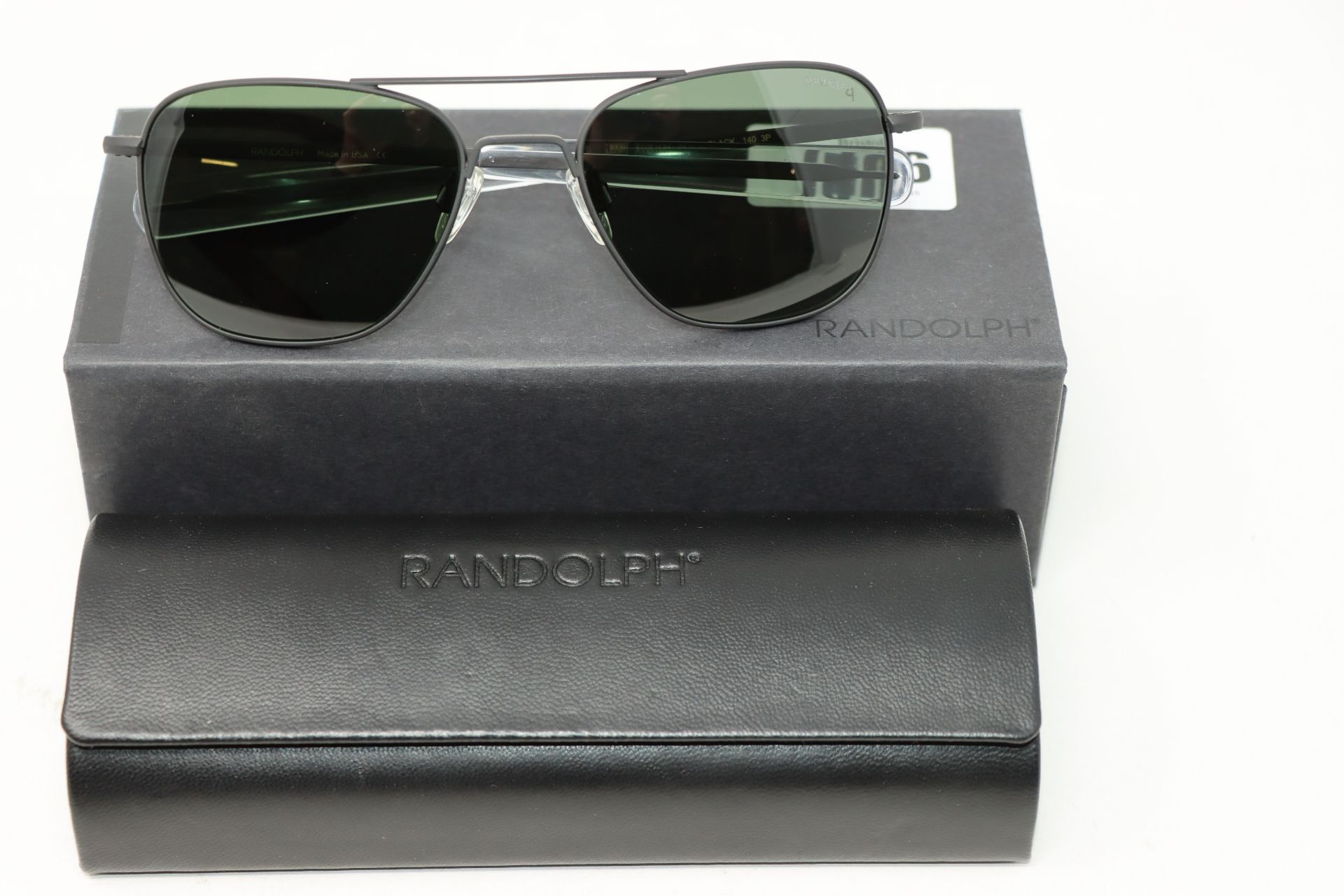 A pair of as new Randolph Aviator sunglasses.