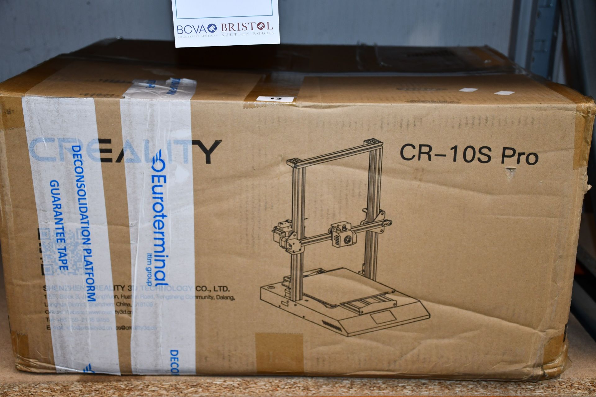 One boxed Creality CR-10S Pro 3D Printer.