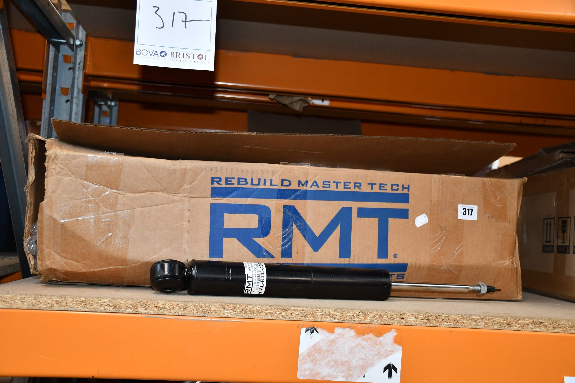 One boxed RMT Rebuild Master Tech Ferrari rear shock absorber.