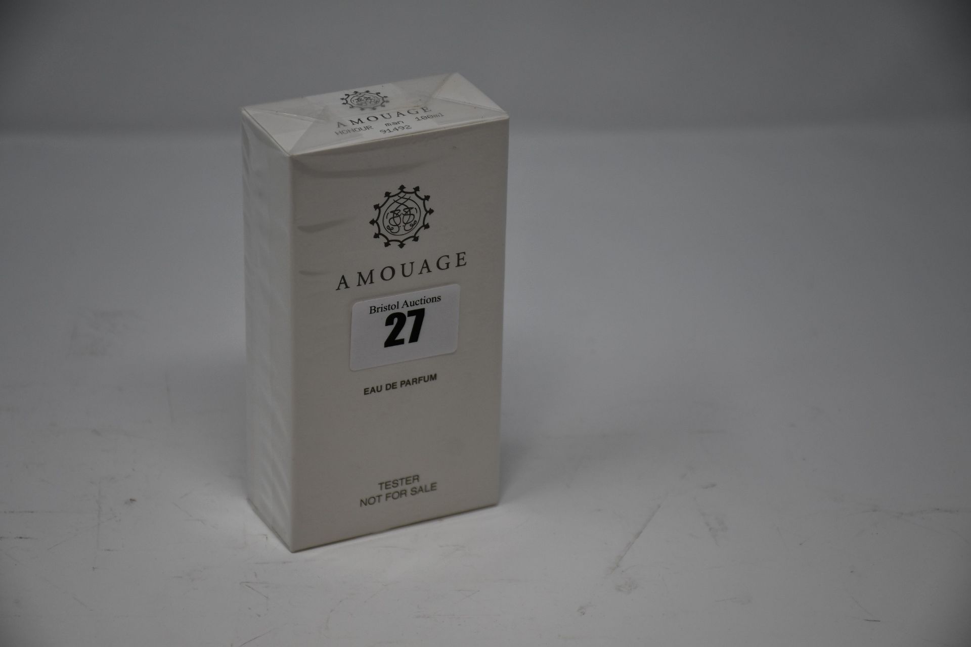 One man's boxed as new Amouage Honour eau de parfum (100ml tester).