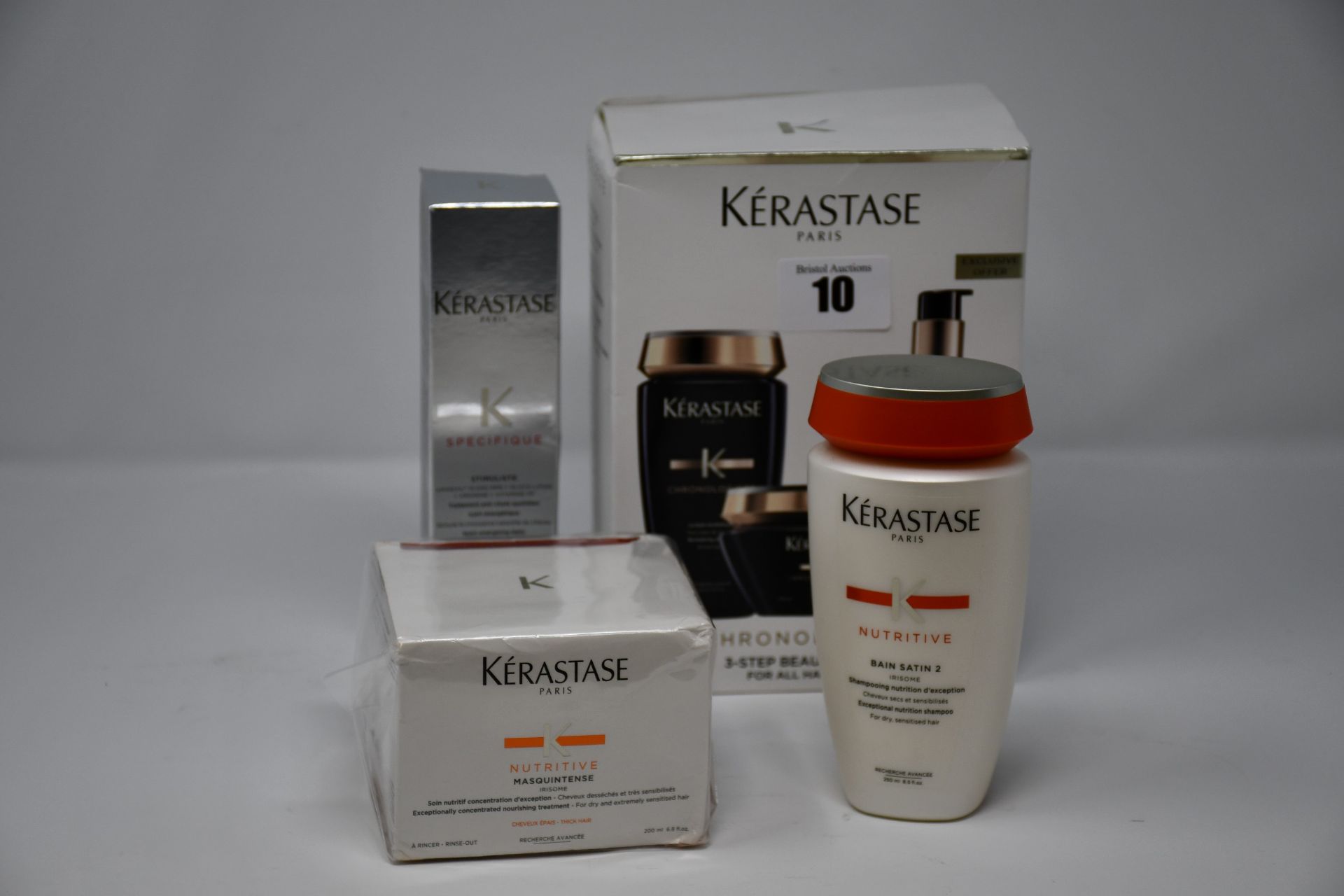 Four as new Kerastase Paris hair care products: 3-Step Beauty Ritual, Mutritive Masquintense (