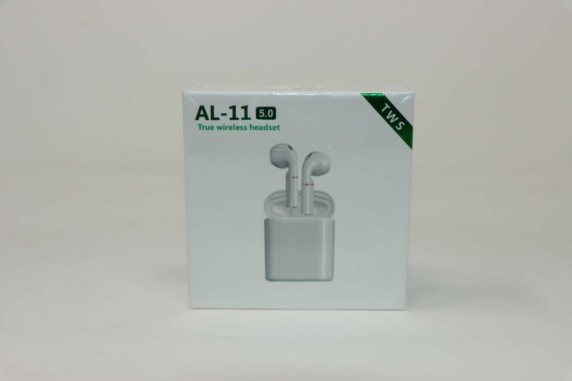 Five boxed as new AL-11 5.0 TWS wireless earphones (boxes sealed).