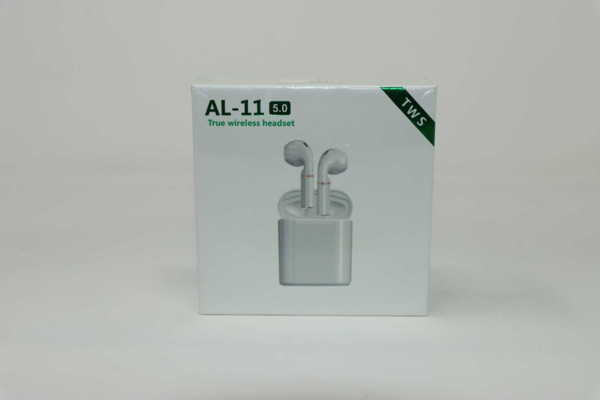 Five boxed as new AL-11 5.0 TWS wireless earphones (boxes sealed).