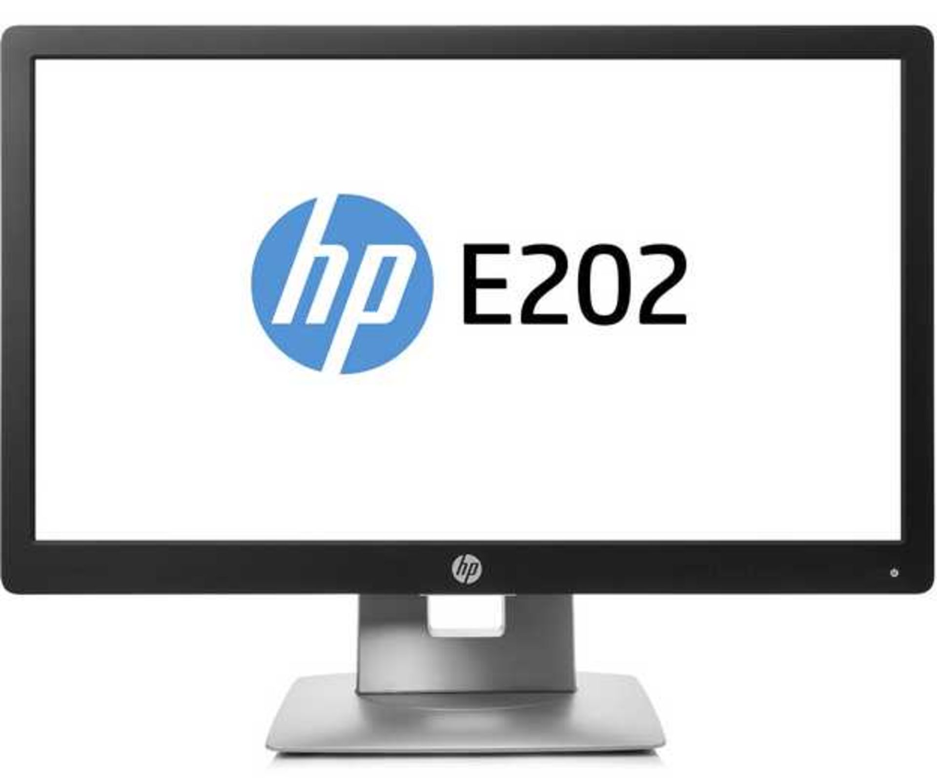 A boxed as new HP EliteDisplay E202 20" LED-backlit LCD Monitor (P/N: M1F4AT#ABU) (Cosmetic damage