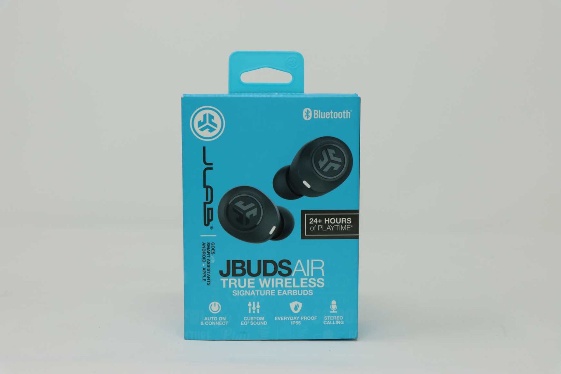 A boxed as new pair of JLab JBuds Air In-Ear True Wireless Earbuds in Black.